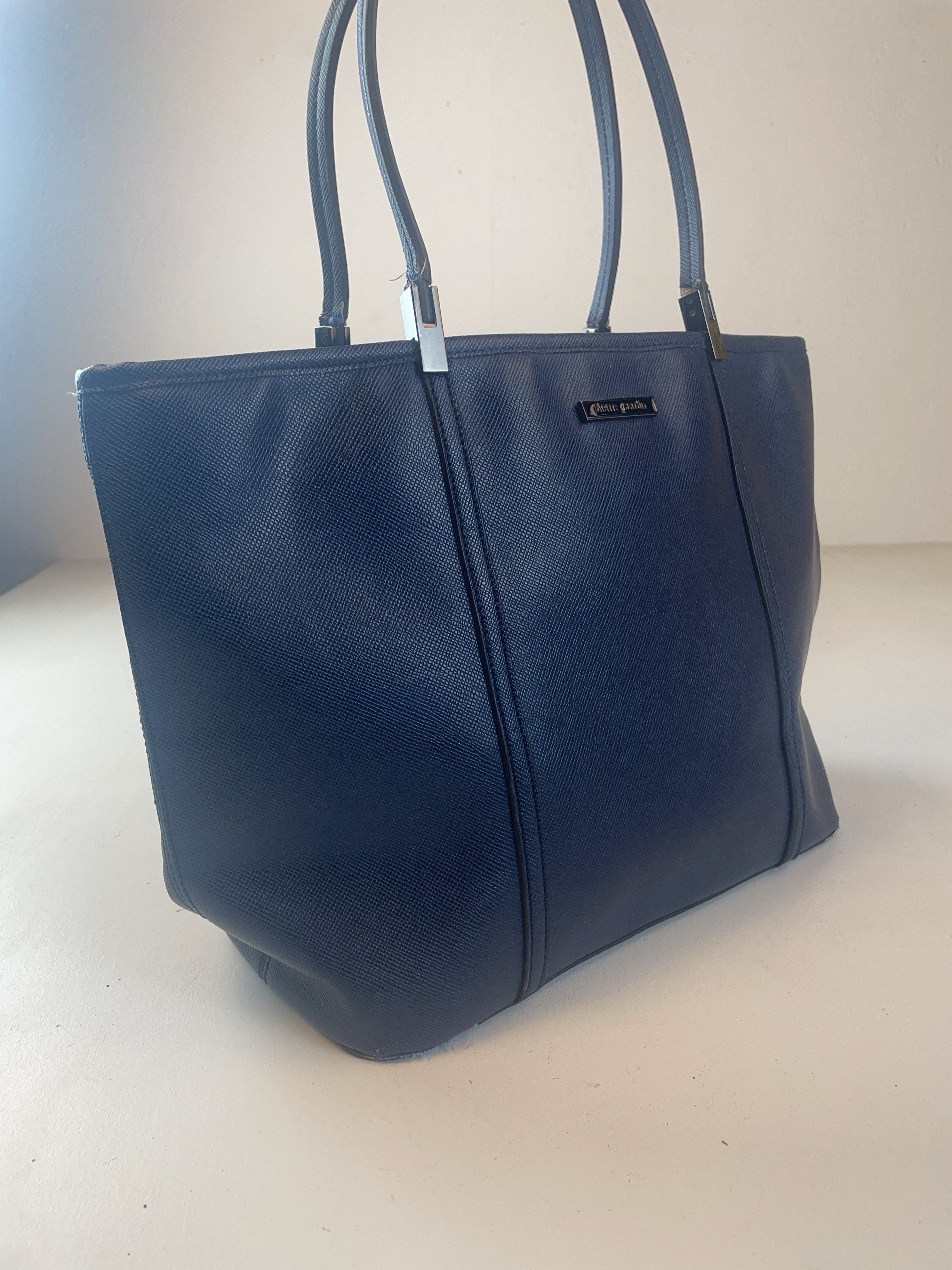 Pierrecardin Shopper Tasche Marineblau Y2k