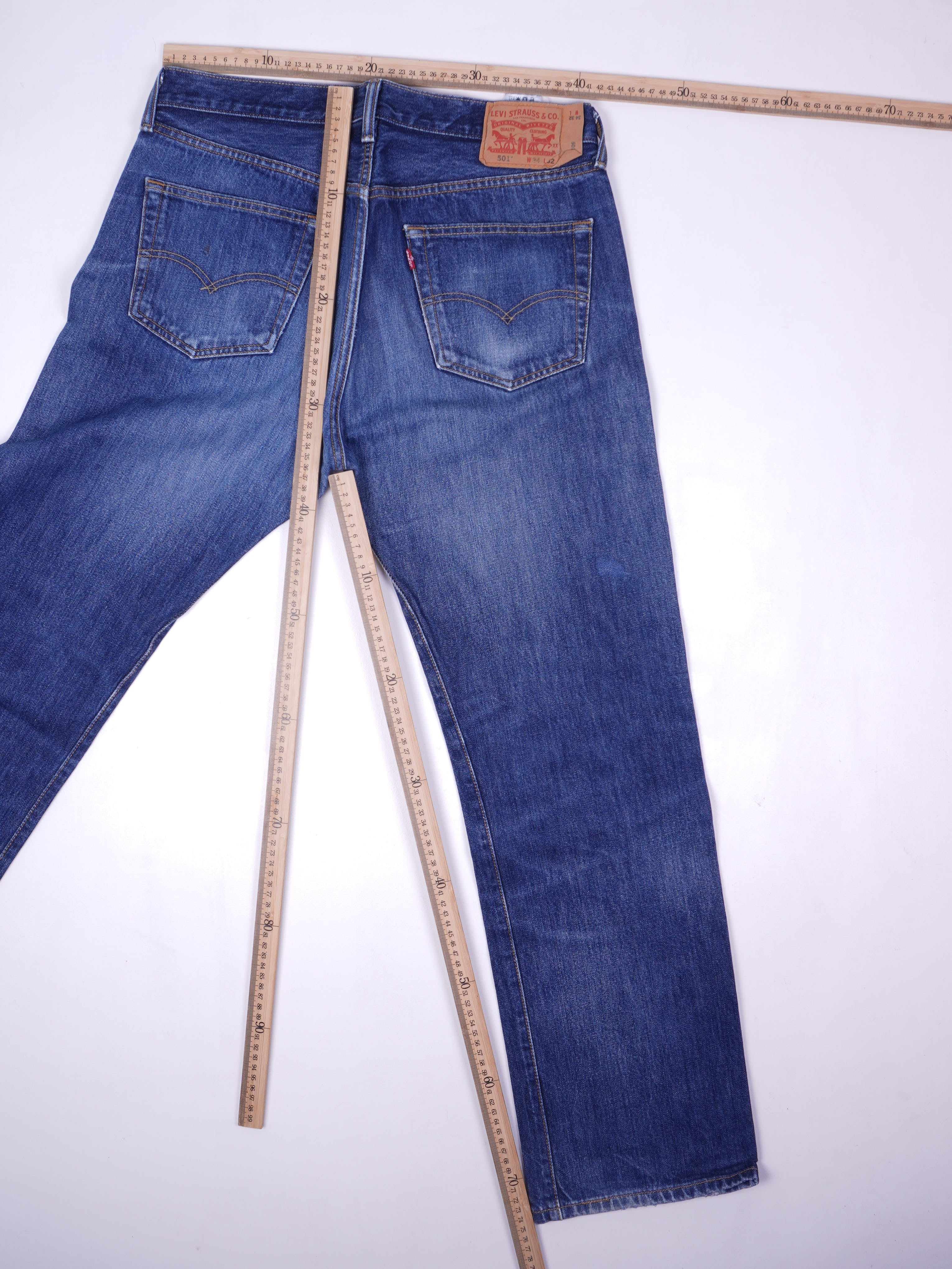 Levis 501 Straight Leg Jeans (W34)