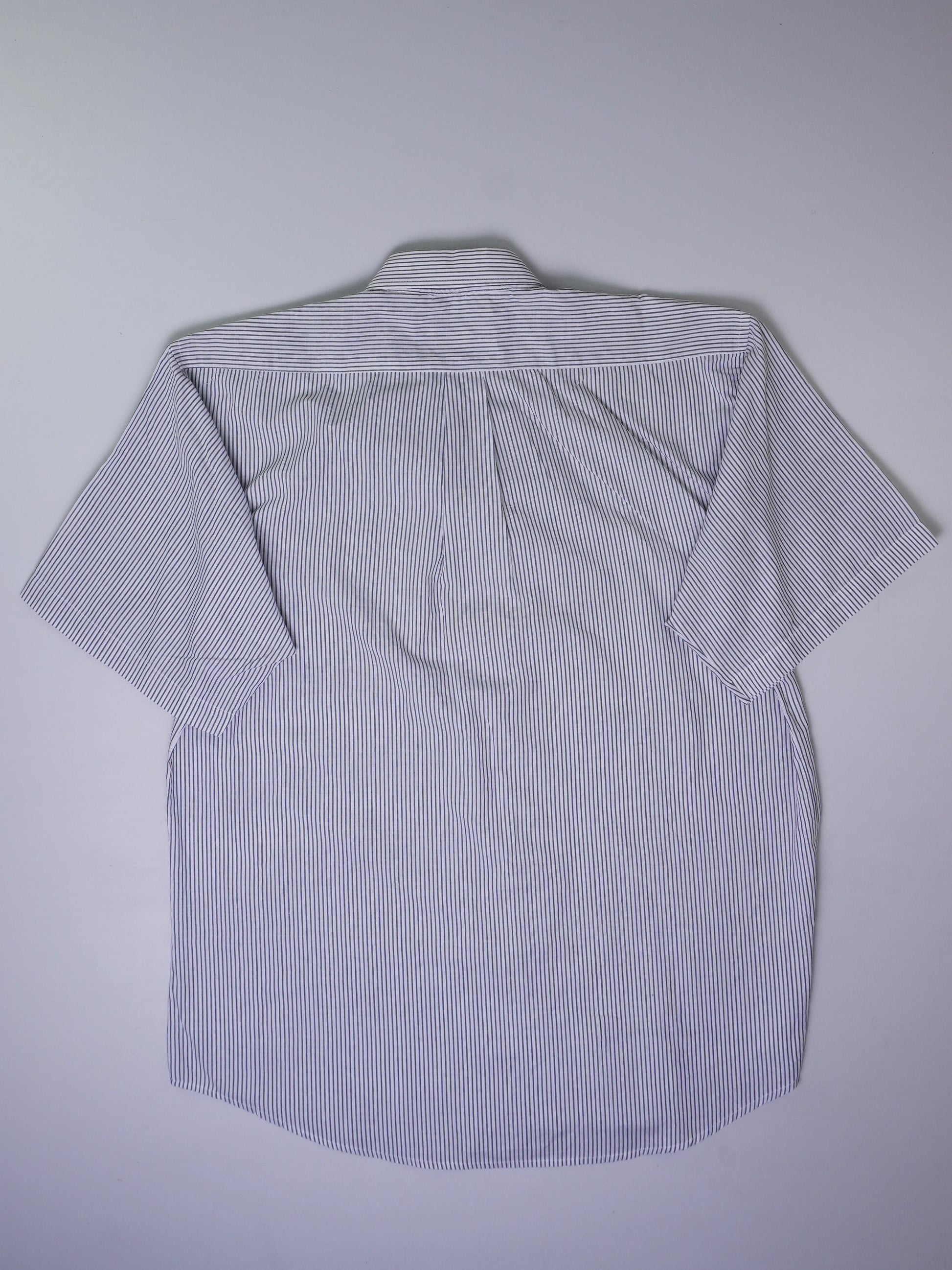 Vintage Gestreiftes Kurzarmhemd (XL)