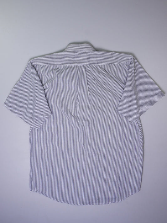 Vintage Gestreiftes Kurzarmhemd (XL)