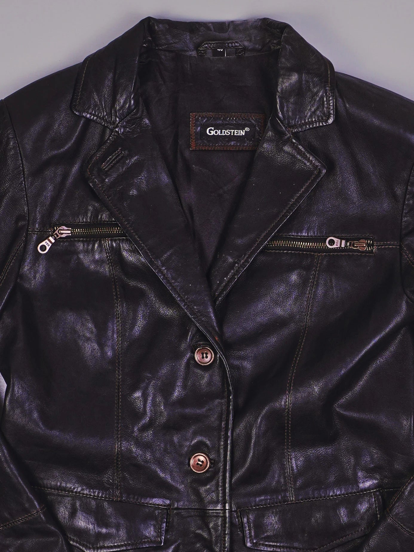 Vintage Lederjacke (S)