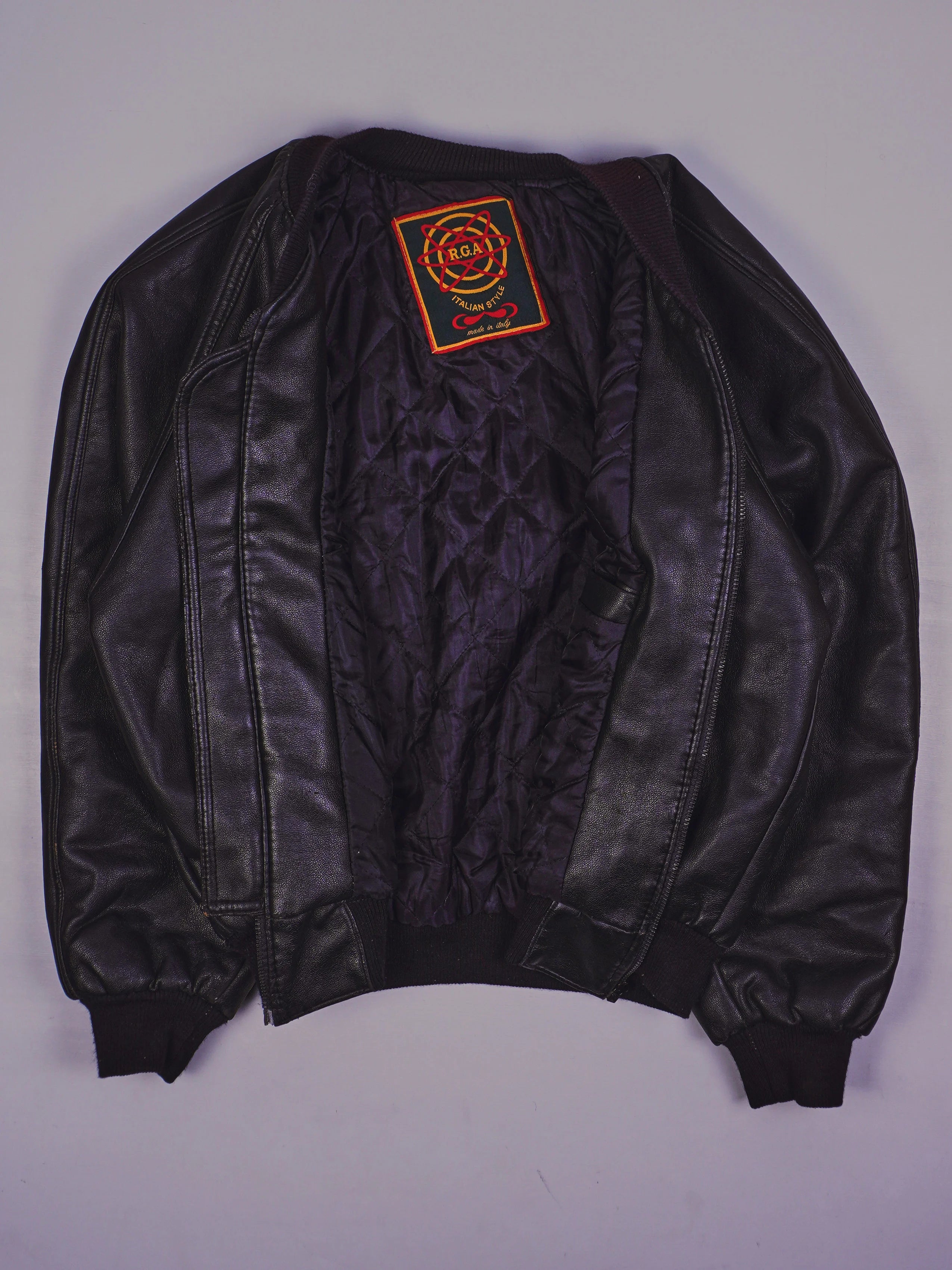 Vintage Lederjacke (L)