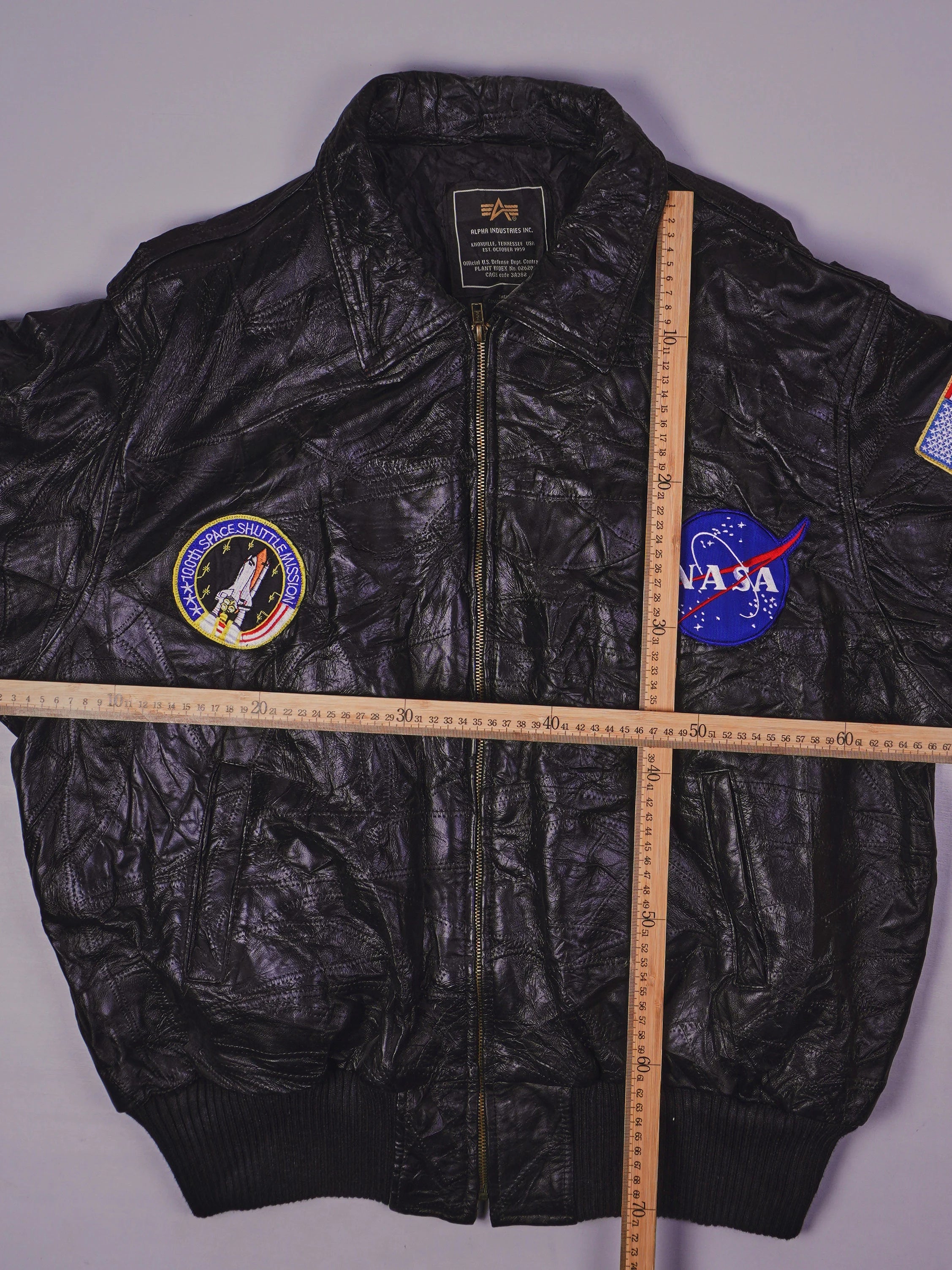 Vintage Lederjacke (L)