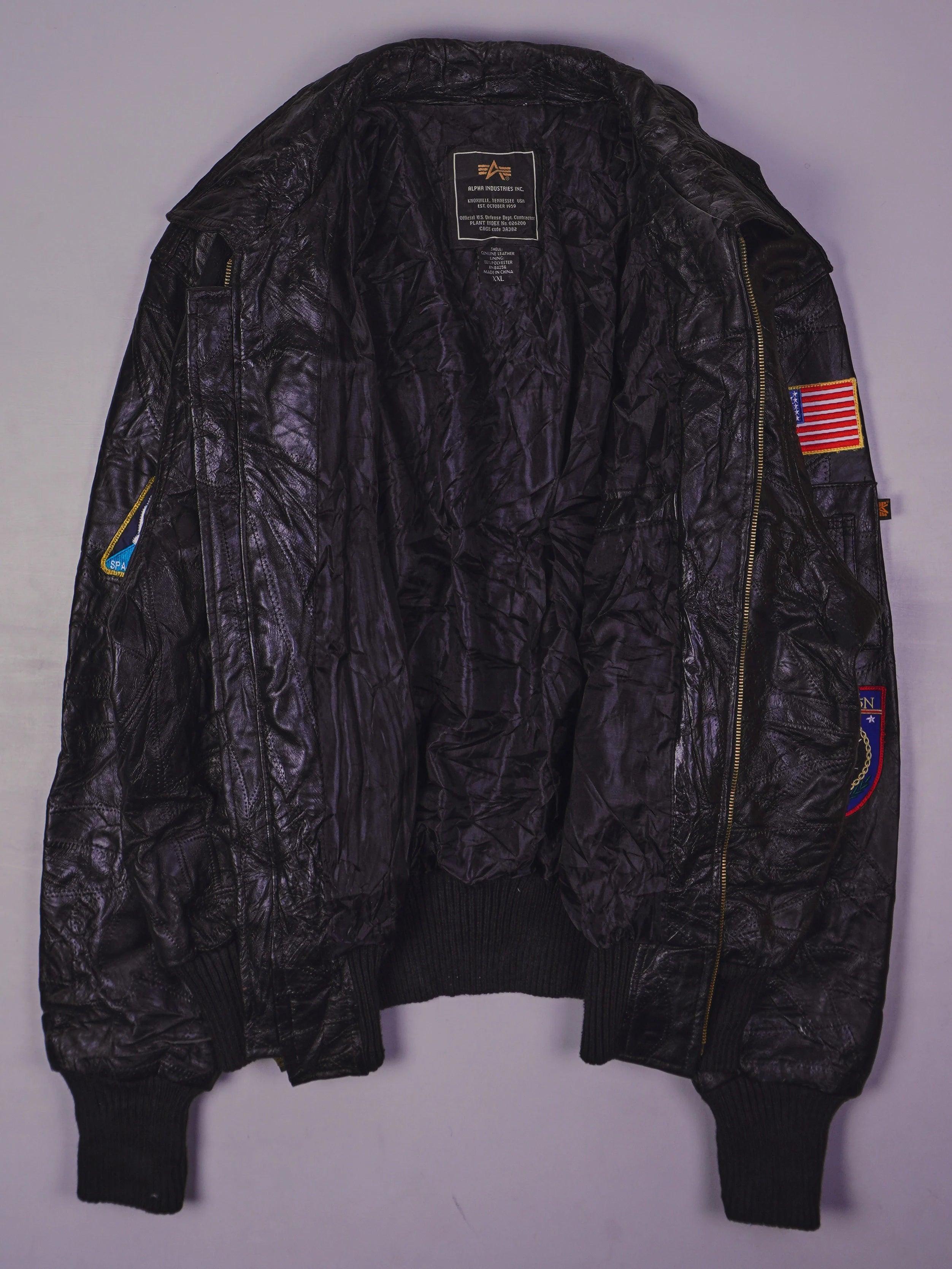 Vintage Lederjacke (L)