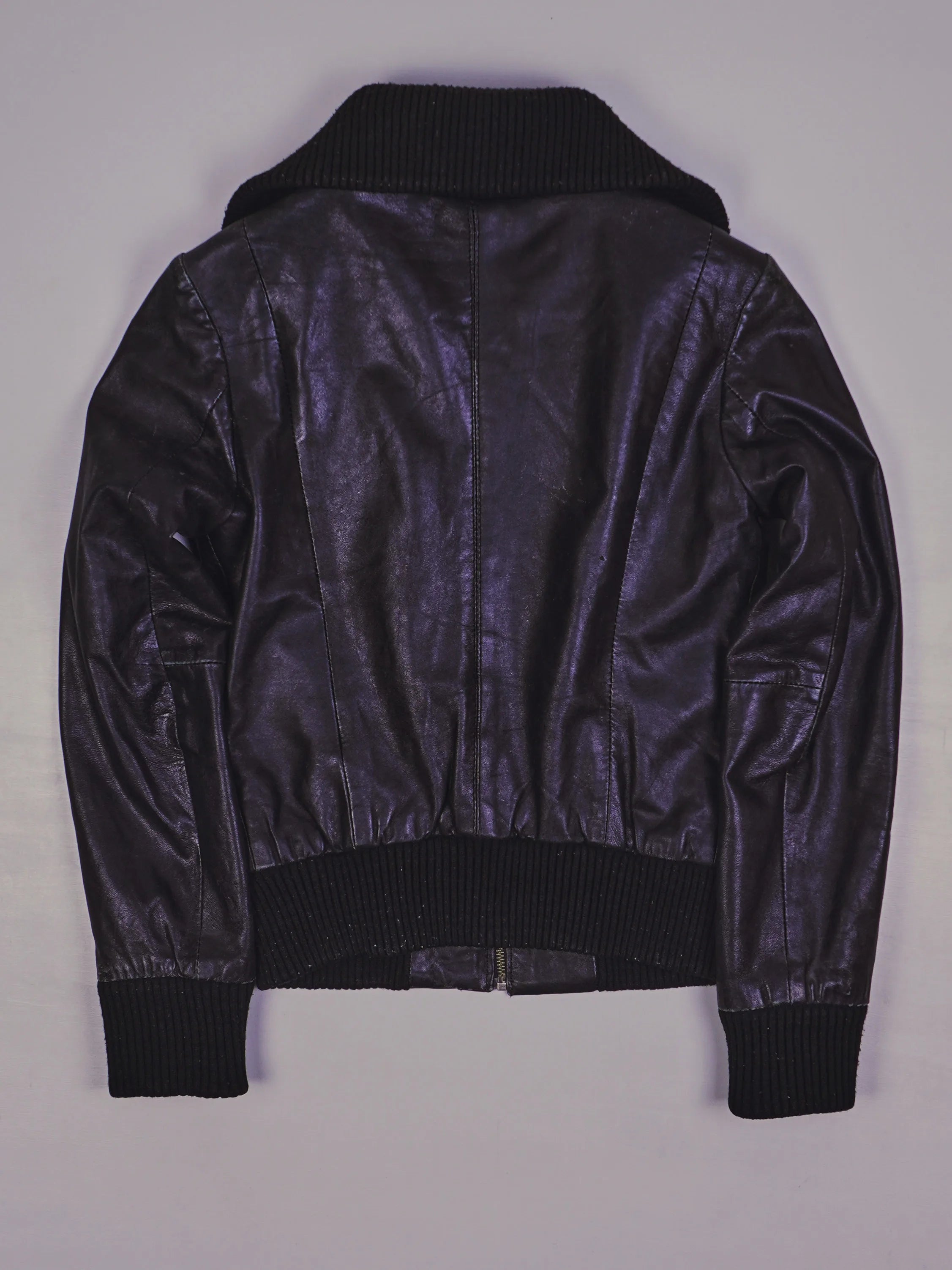 Vintage Rocker Lederjacke (S)