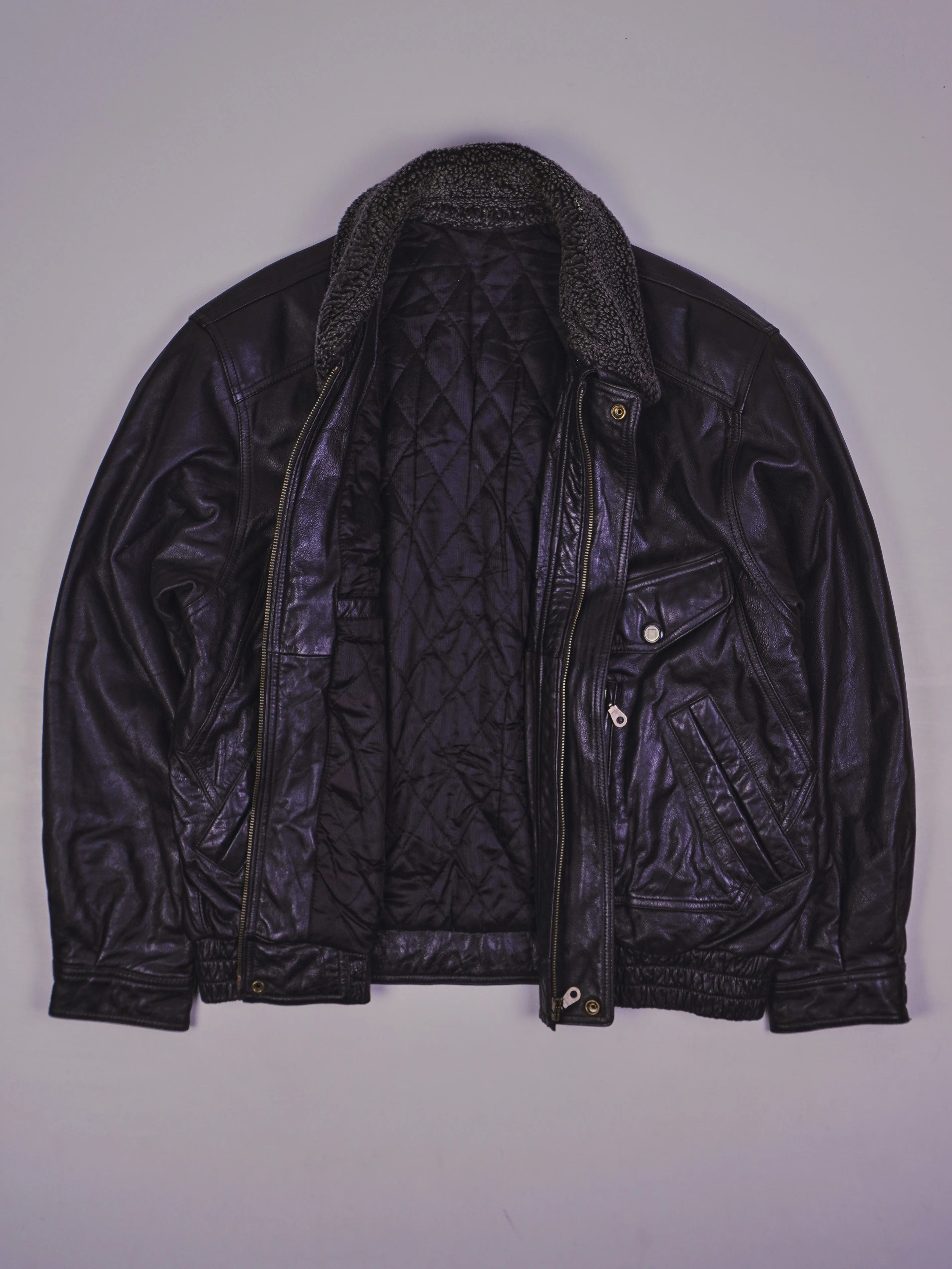 Vintage Lederjacke (L)