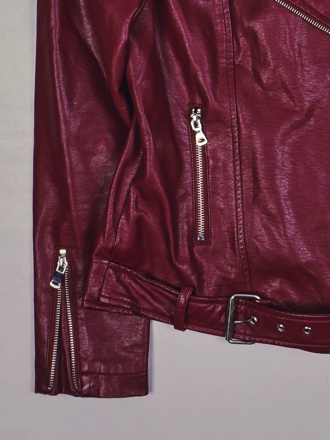 Vintage Rocker Lederjacke (M)