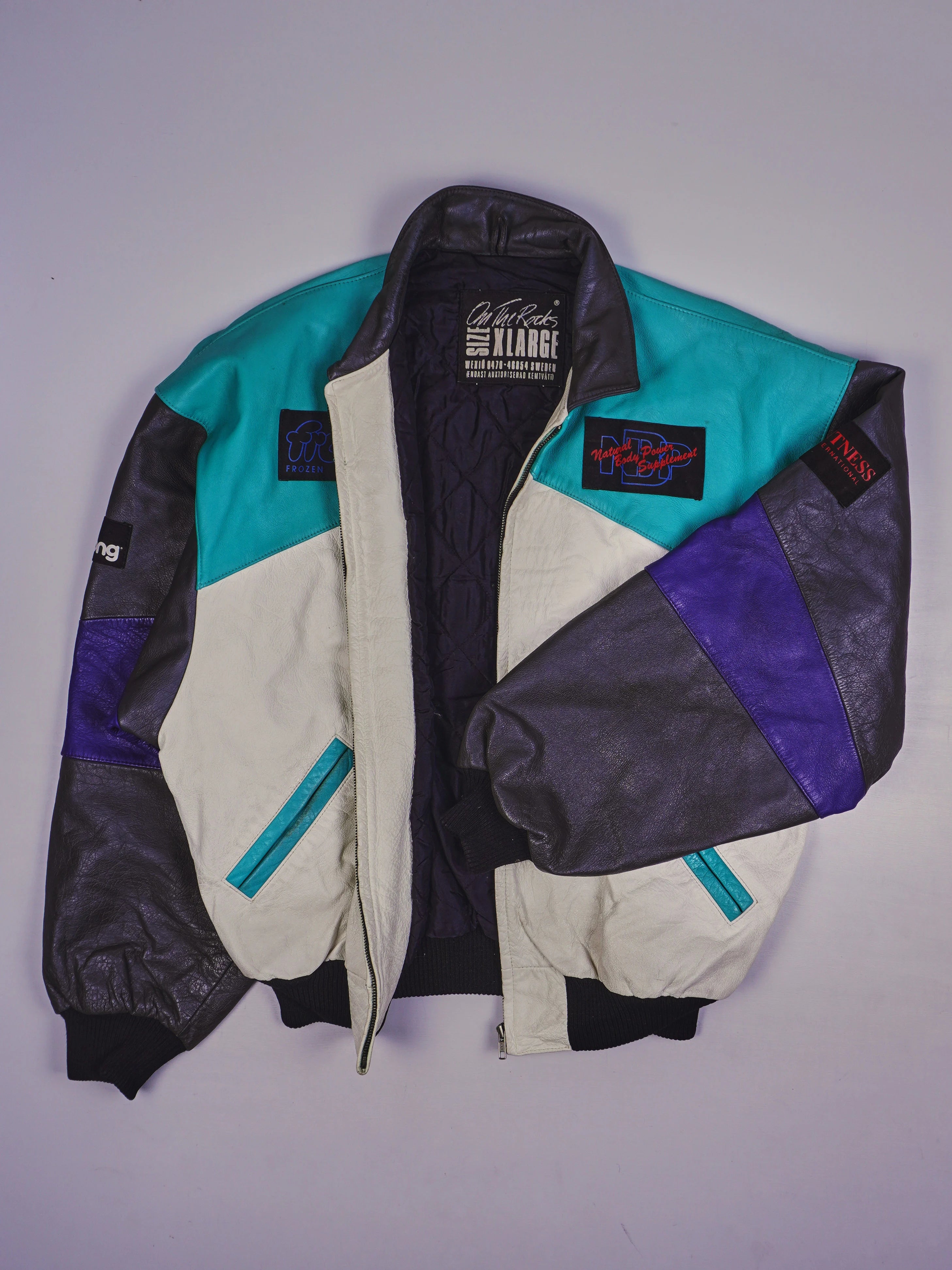 Vintage On the Rocks Rider Lederjacke (XL)