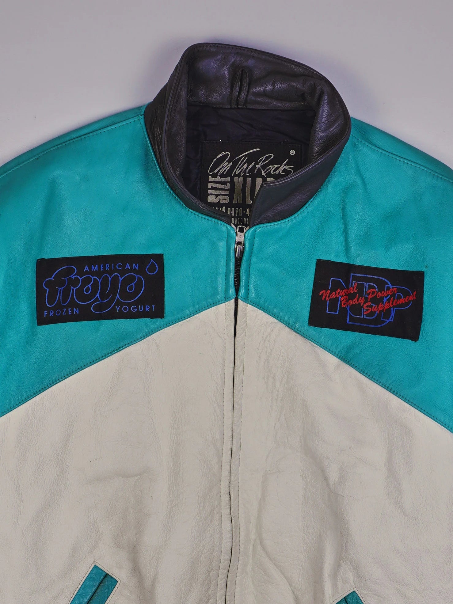 Vintage On the Rocks Rider Lederjacke (XL)