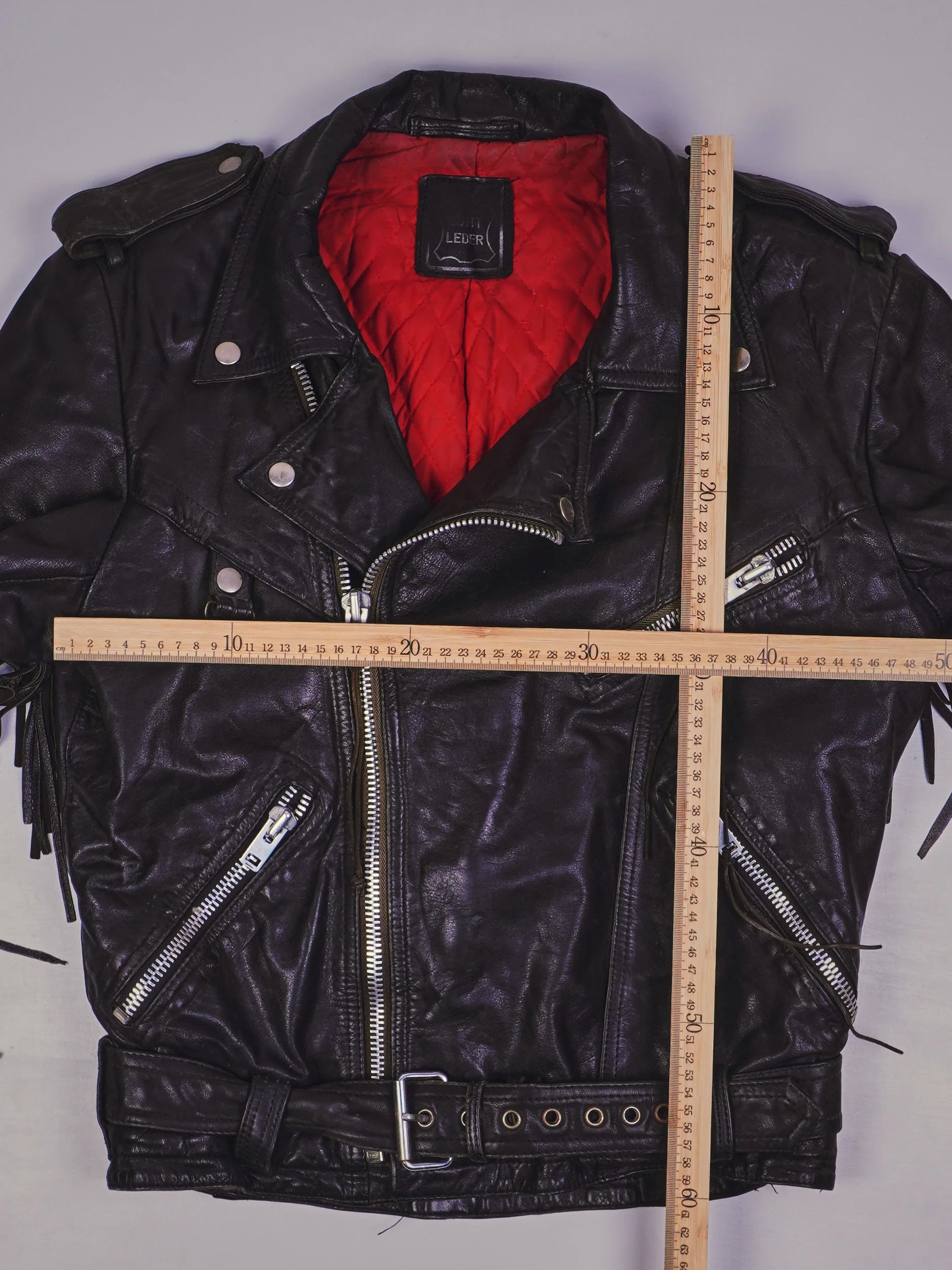 Vintage Indie Lederjacke (M)