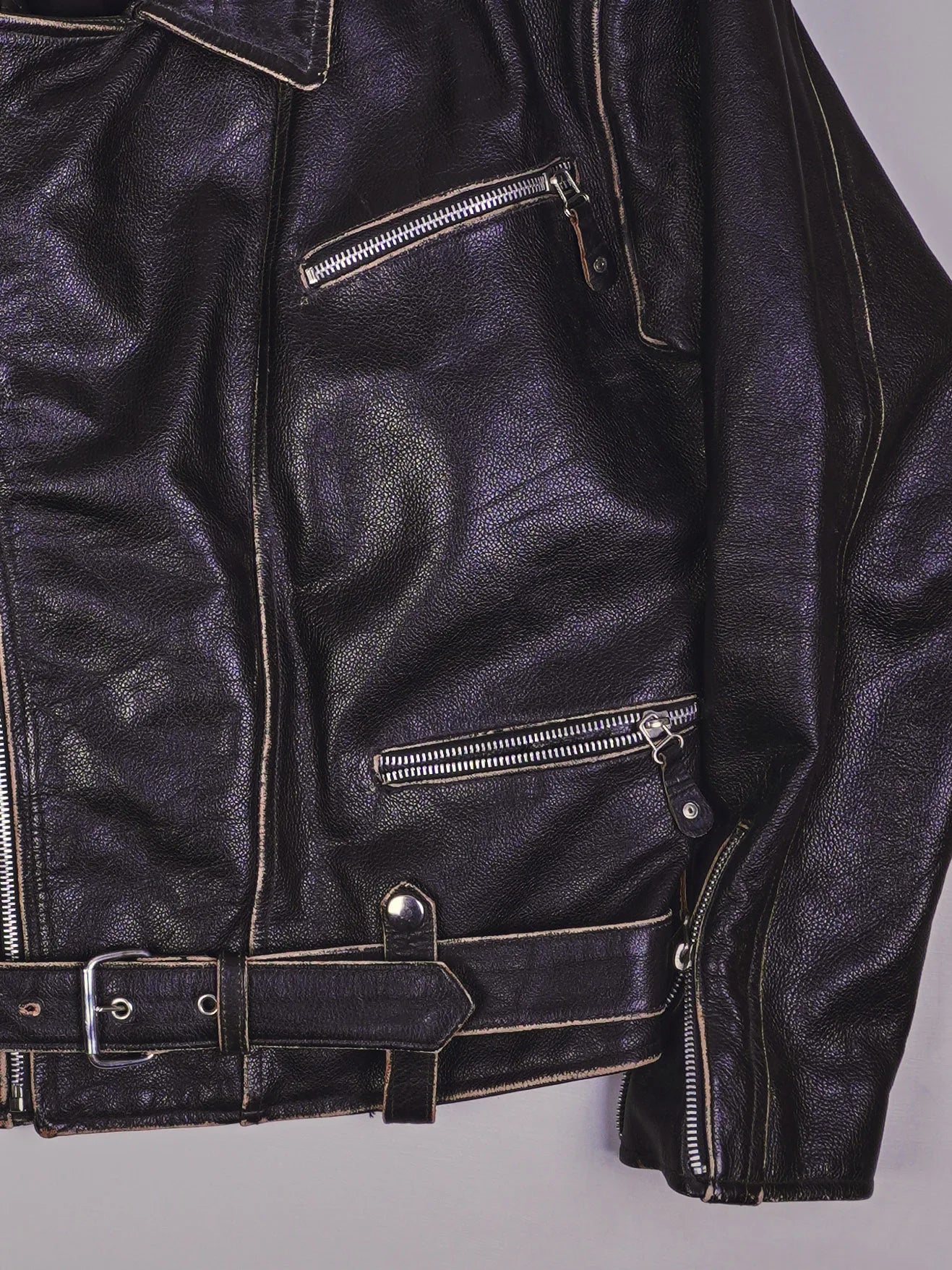 Vintage Lederjacke (S)