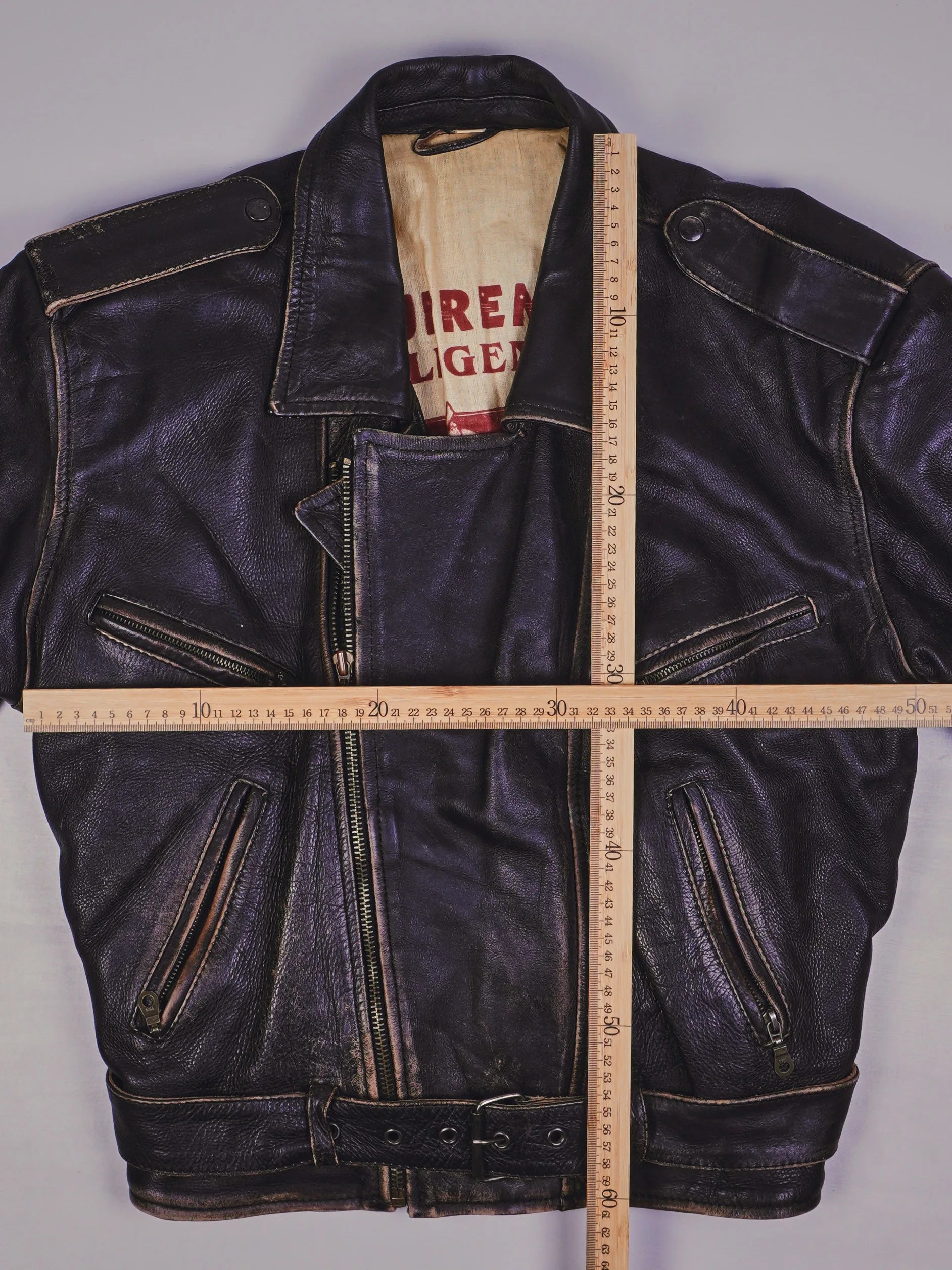 Vinage Piloten Lederjacke (M)