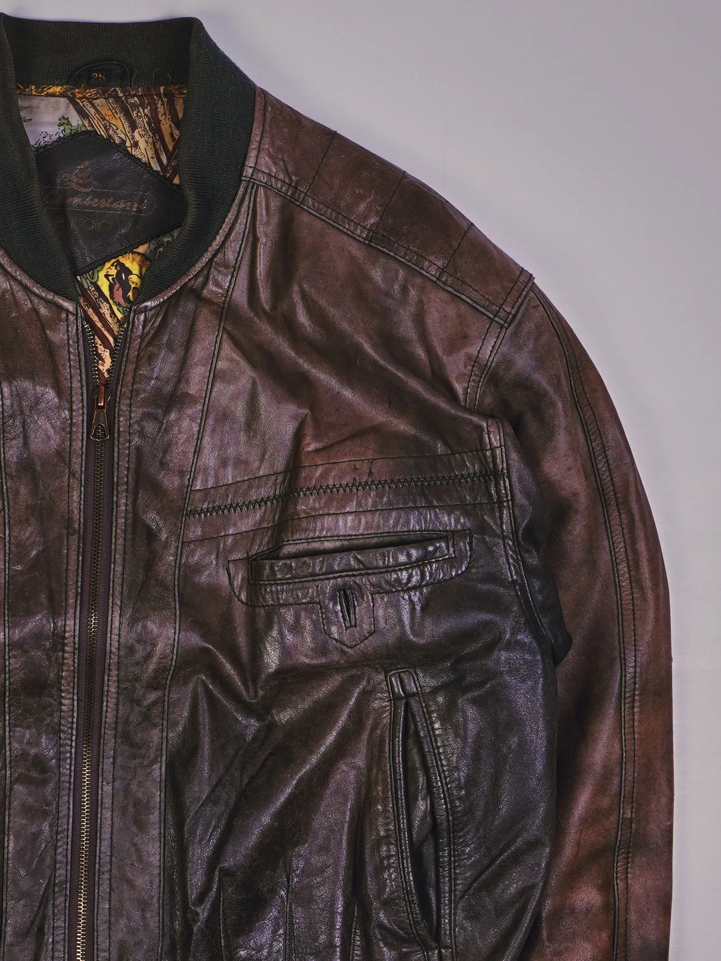 Vintage Lederjacke (M)