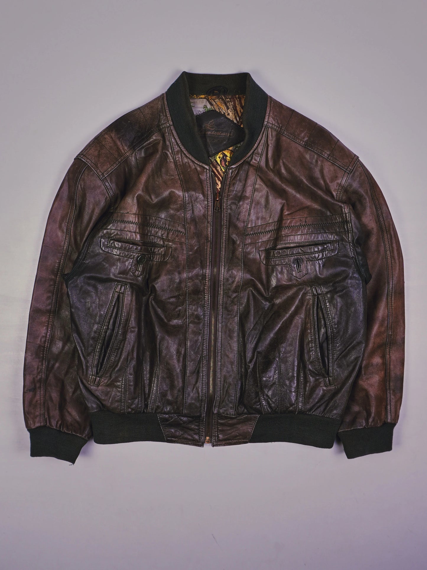 Vintage Lederjacke (M)