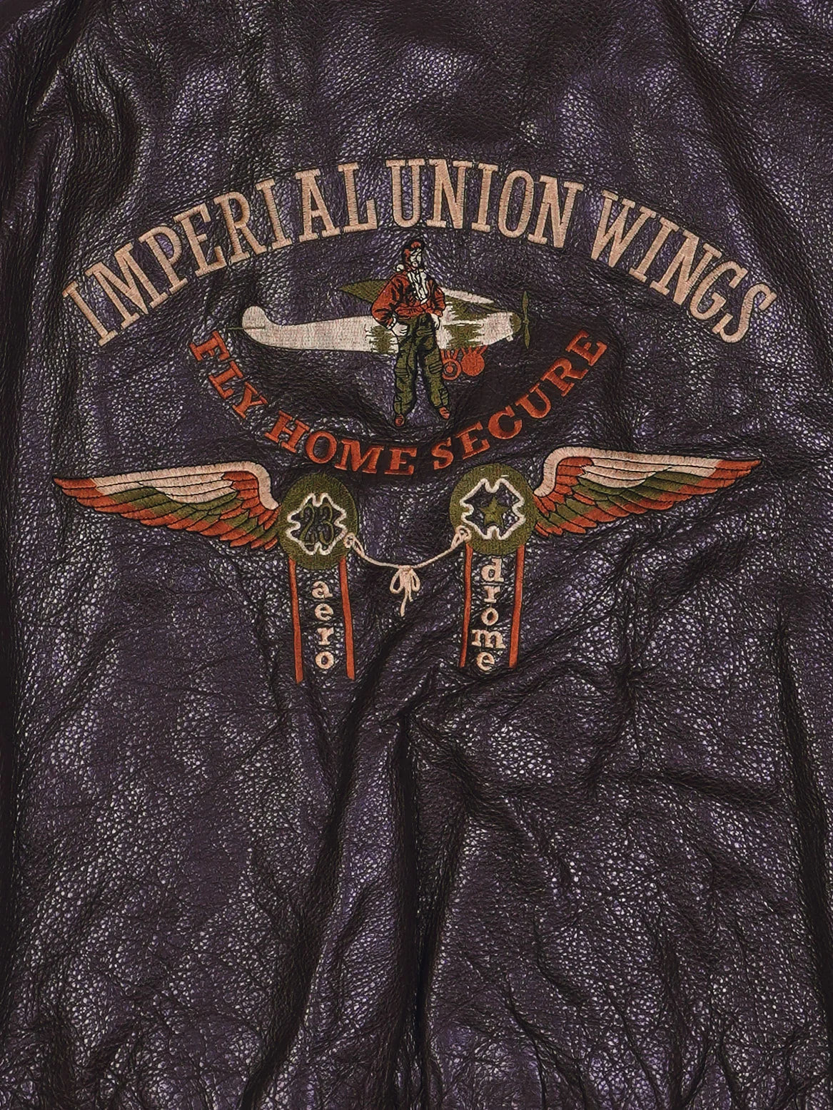 Vintage Piloten Lederjacke (S)