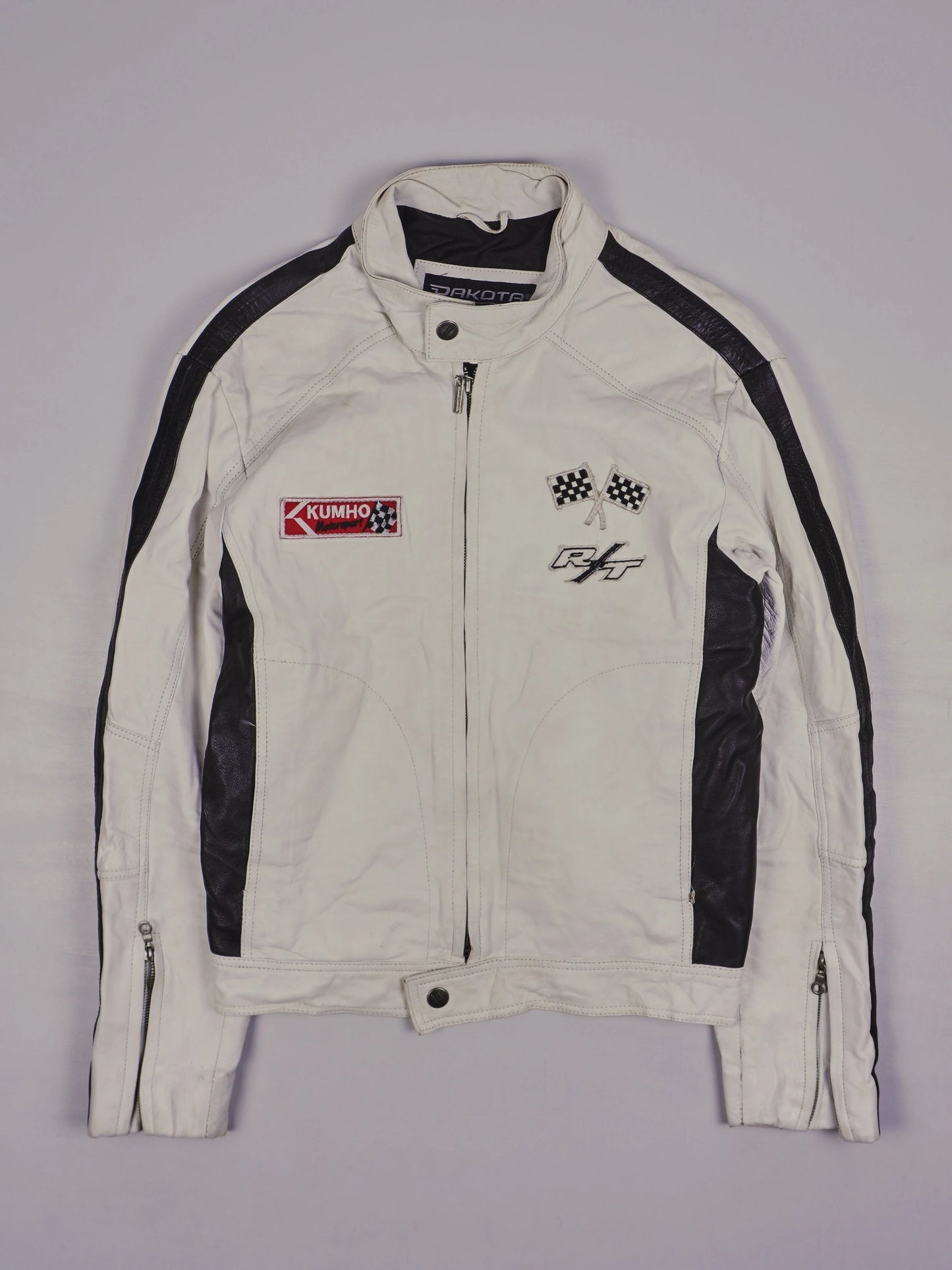 Vintage Dakota Racing Lederjacke (S)