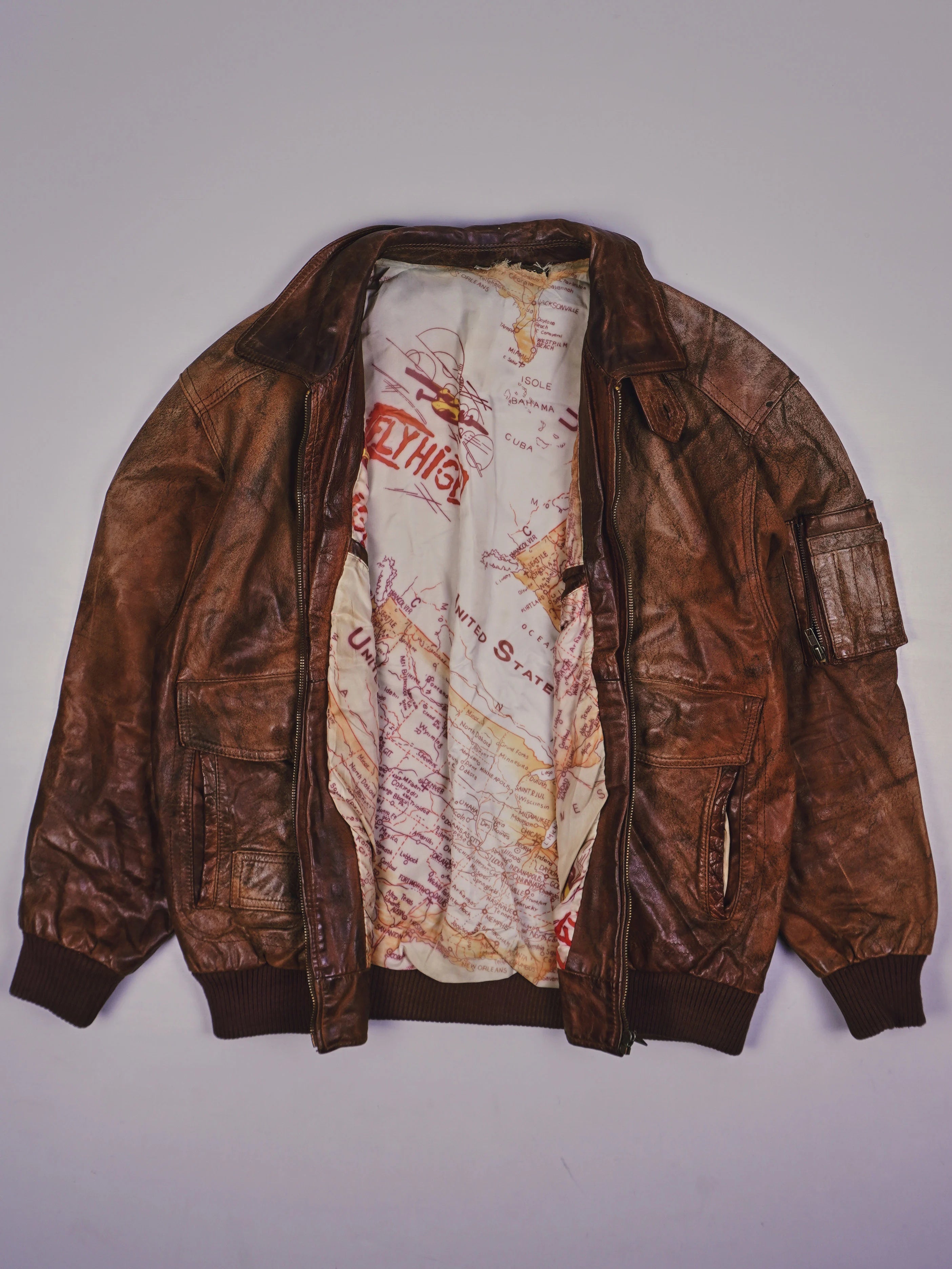 Vintage Fly High Piloten Jacke (S)