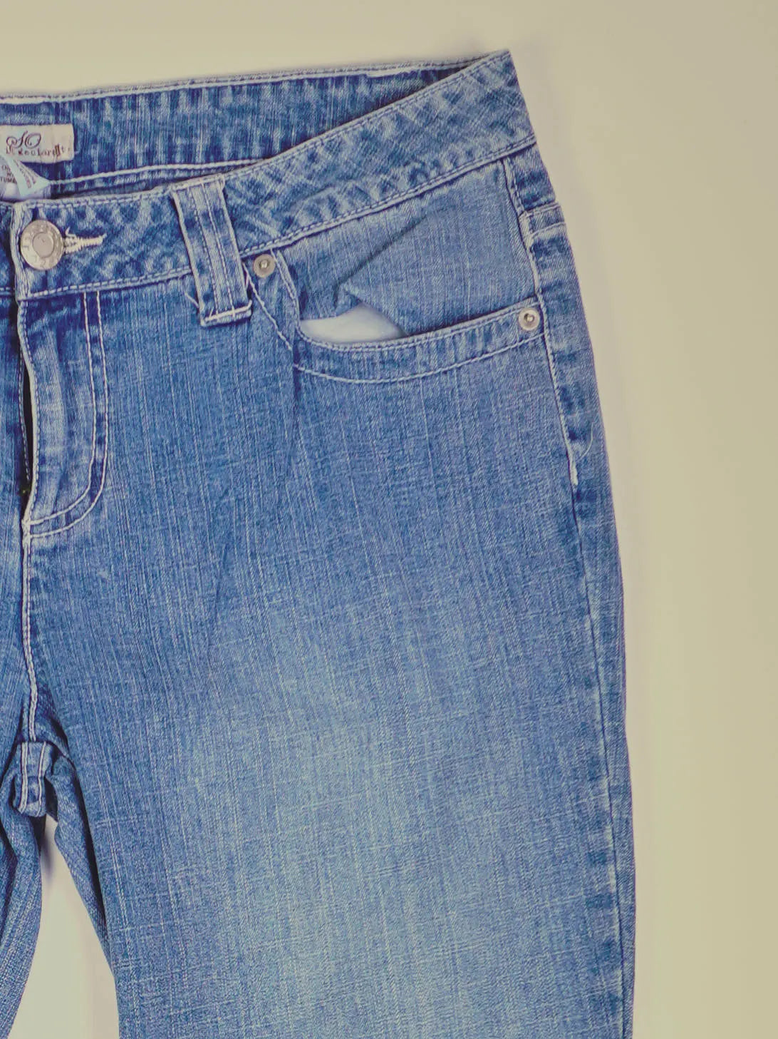 Vintage Low Waist Y2K Jeans (W38)