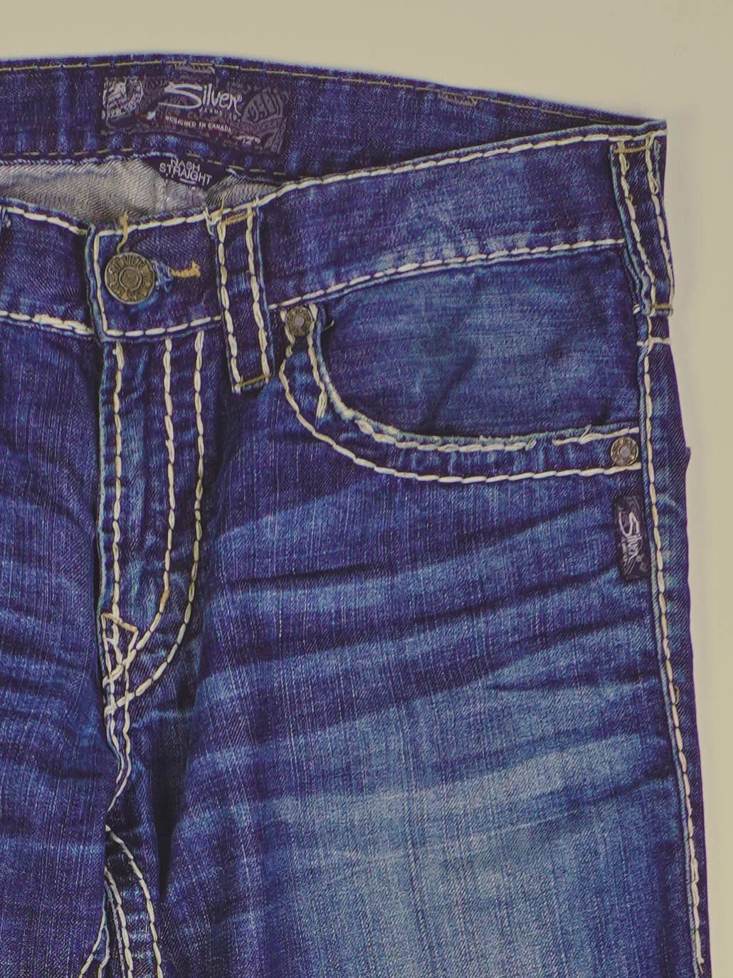 Vintage Silver Jeans (W34)