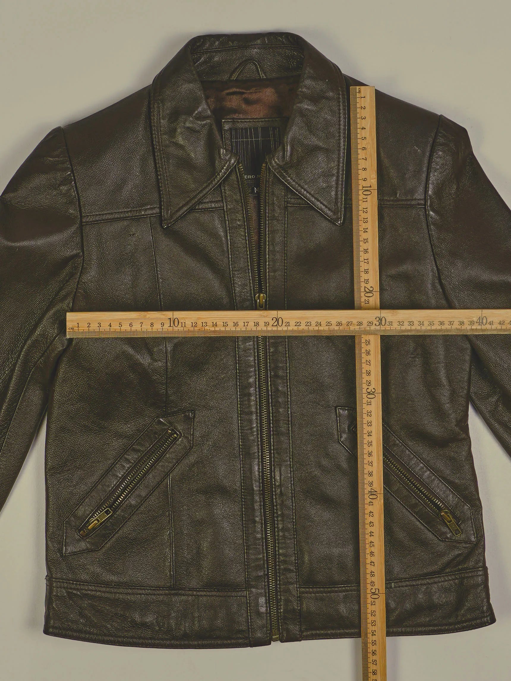 Vintage Lederjacke (XS)