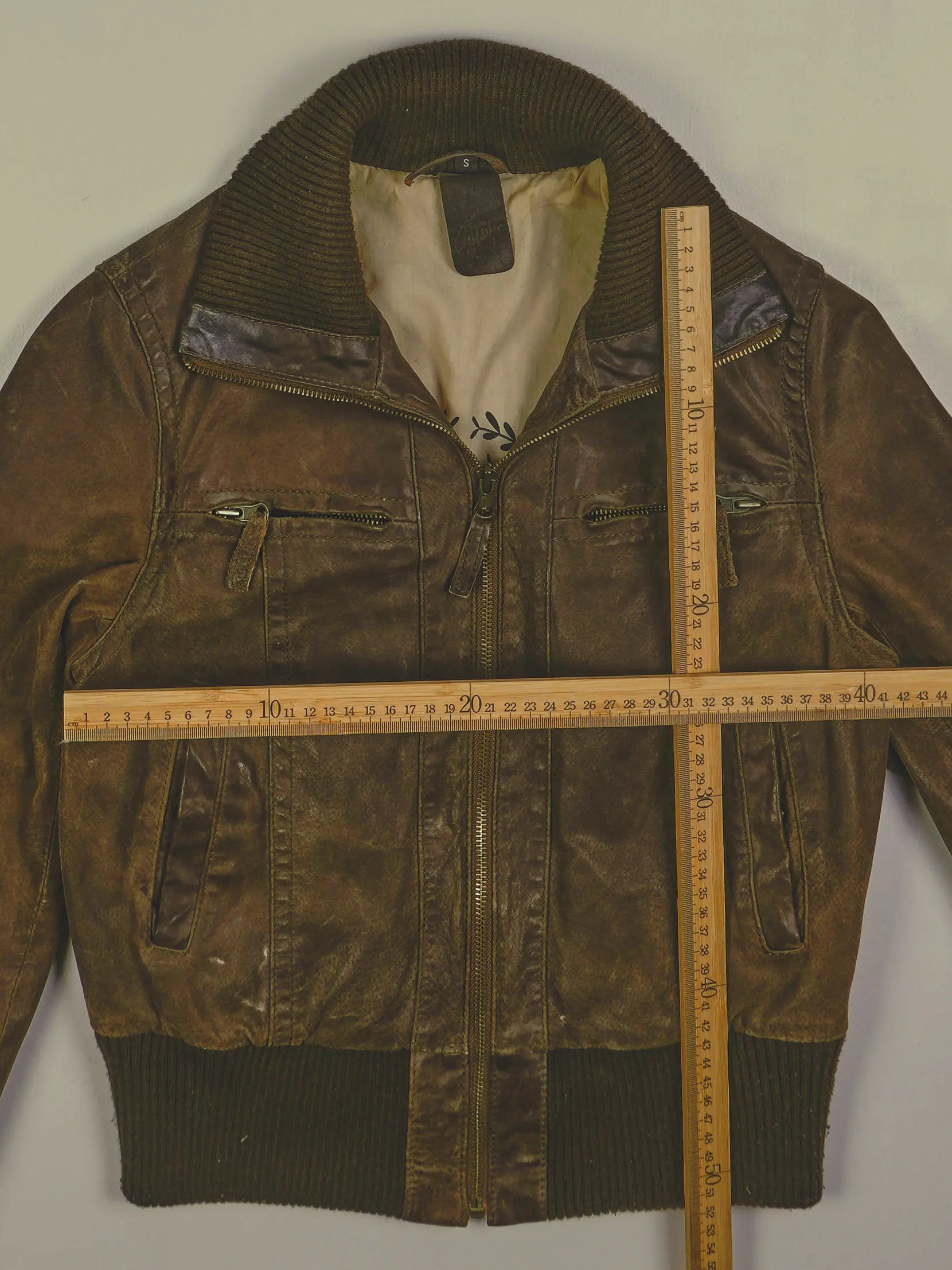 Vintage Lederjacke (XS)