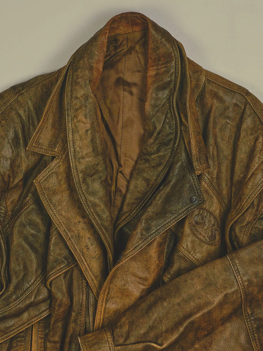 Vintage Lederjacke (L)