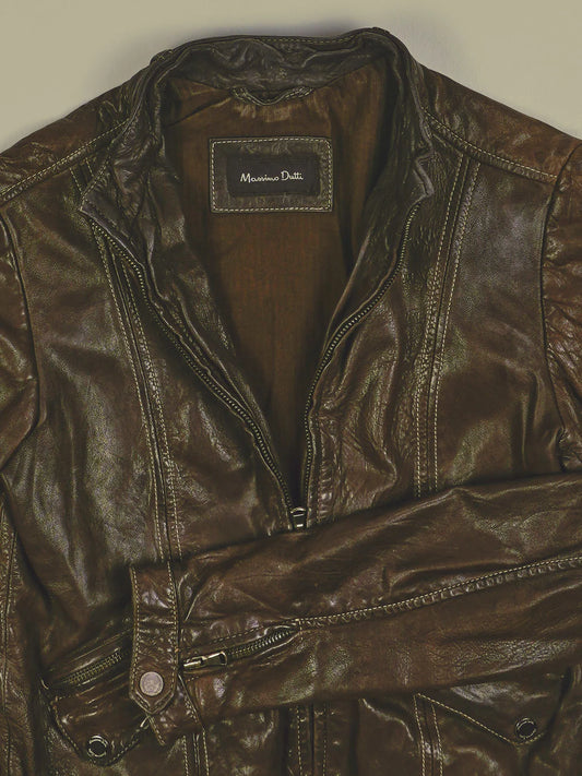 Vintage Lederjacke (XS)