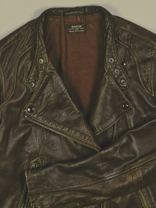 Vintage Lederjacke (XS)