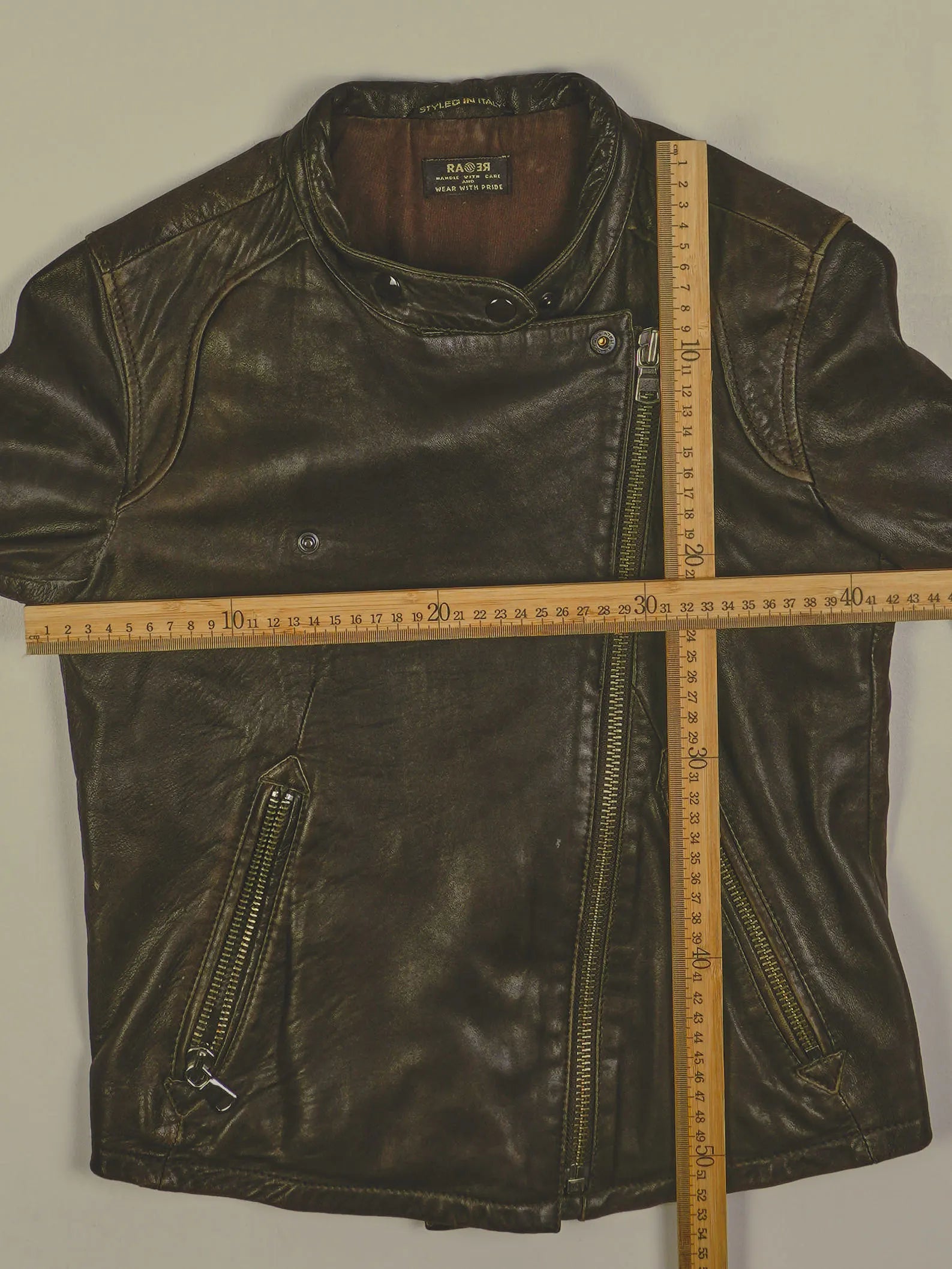 Vintage Lederjacke (XS)