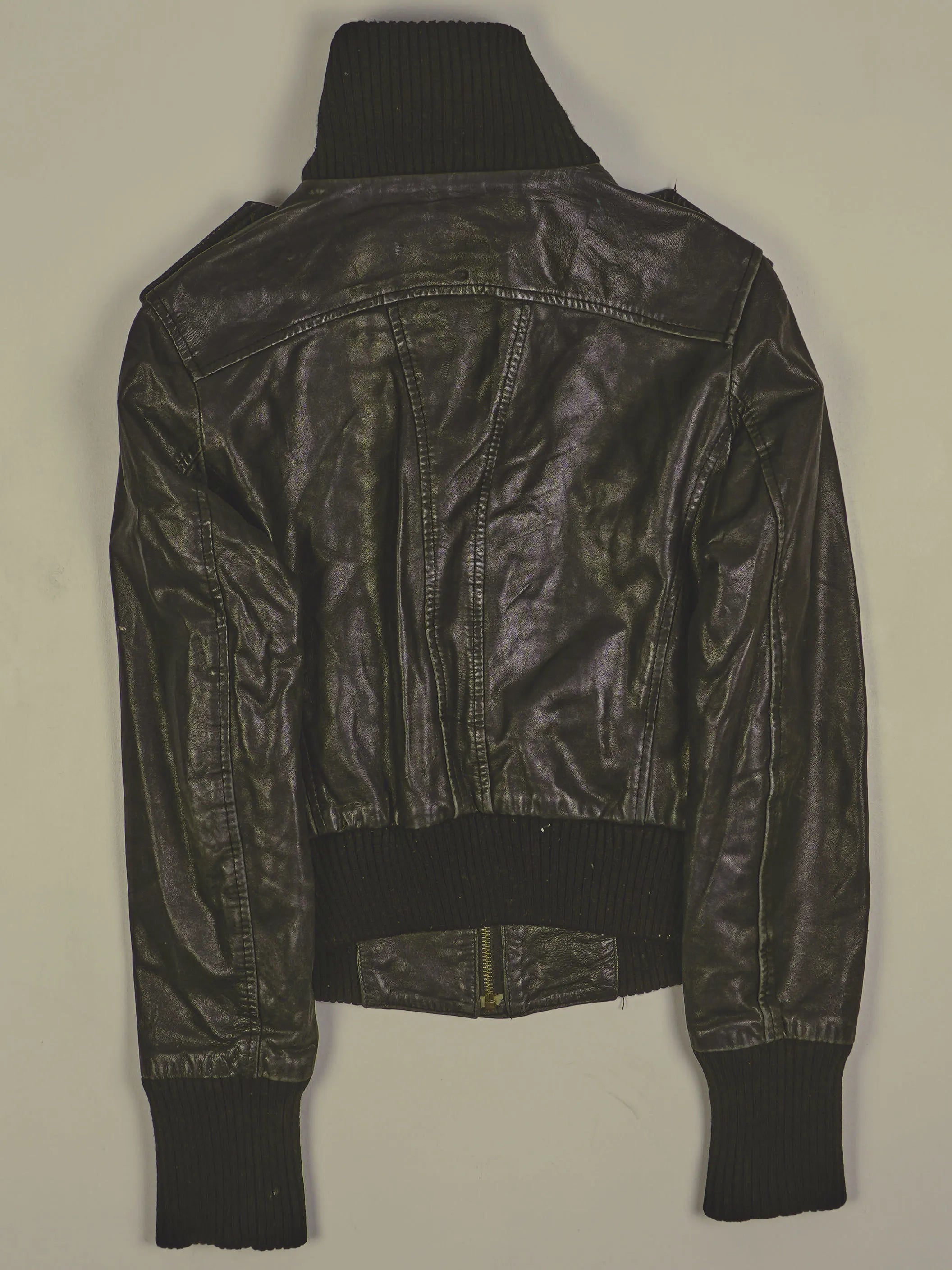 Vintage Lederjacke (XS)