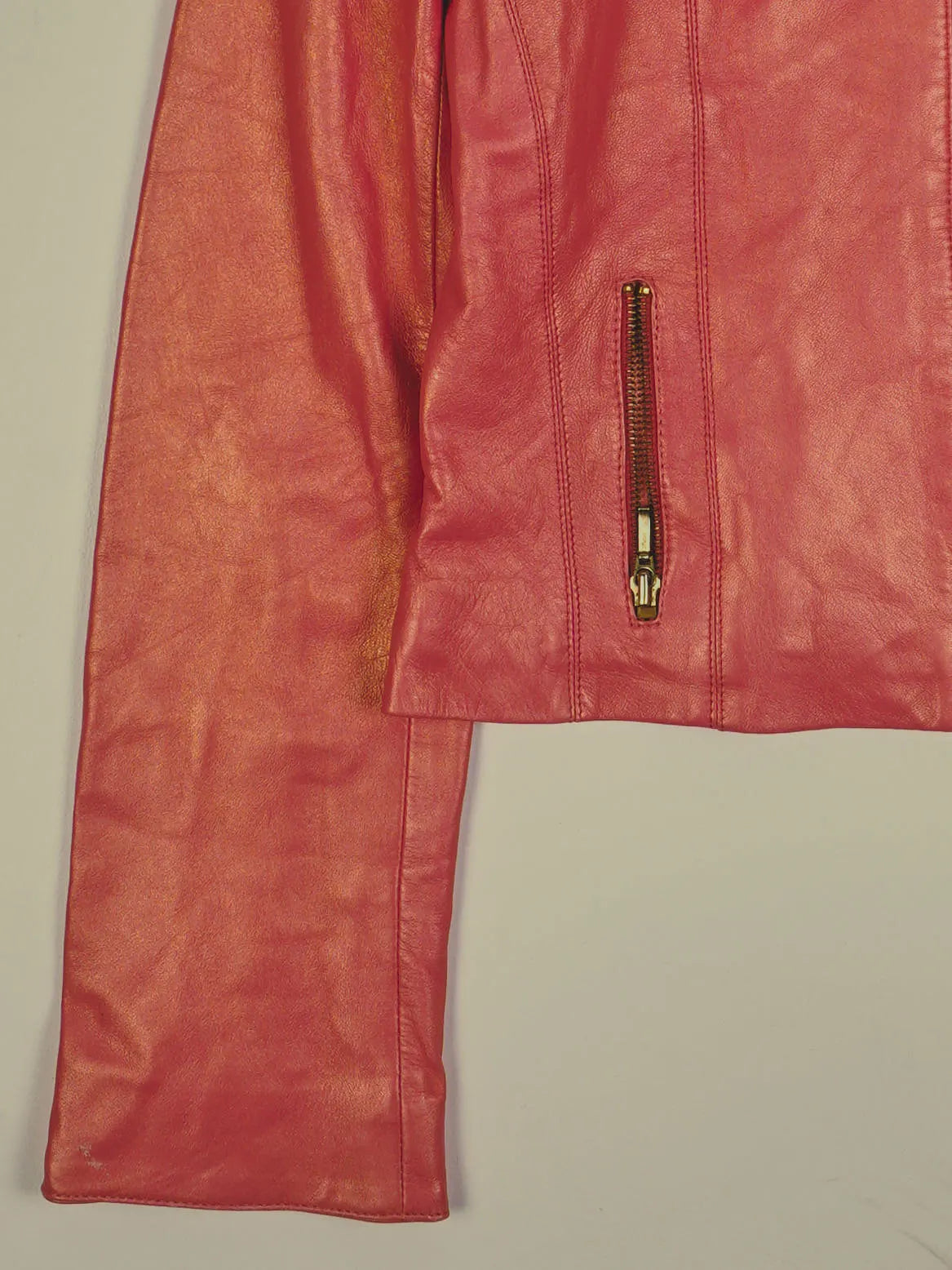 Vintage Lederjacke (XS)