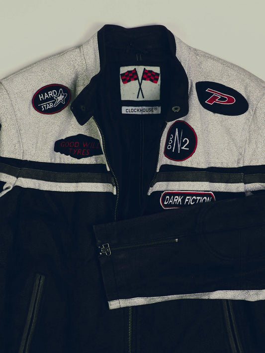 Vintage Clockhouse Lederjacke (M)