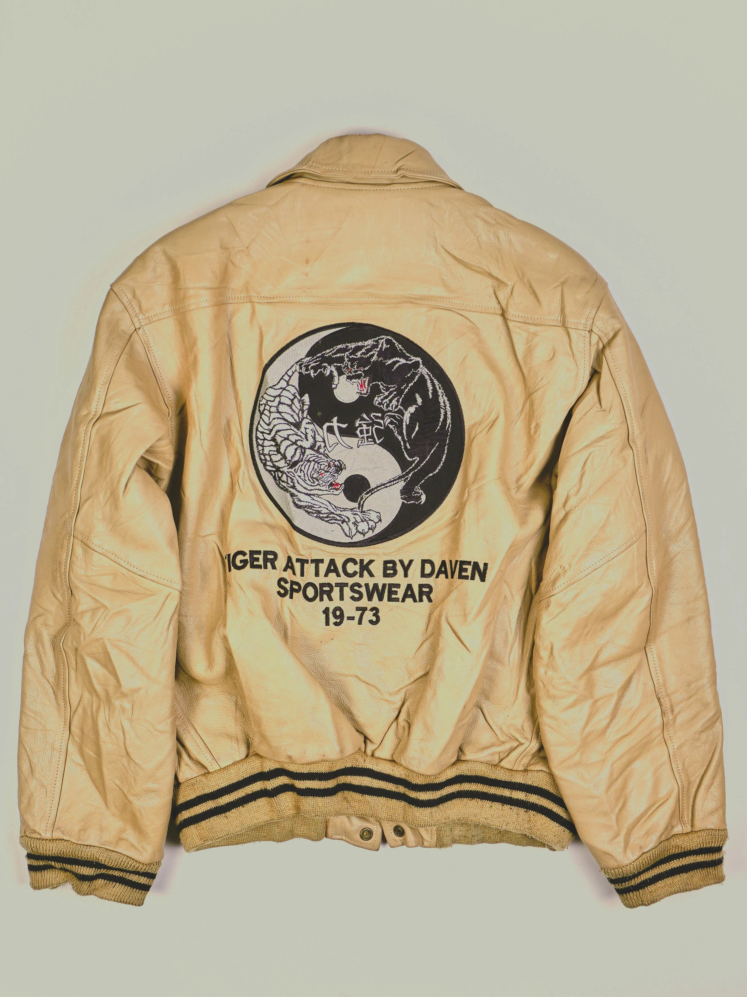 Vintage Daven Lederjacke (L)