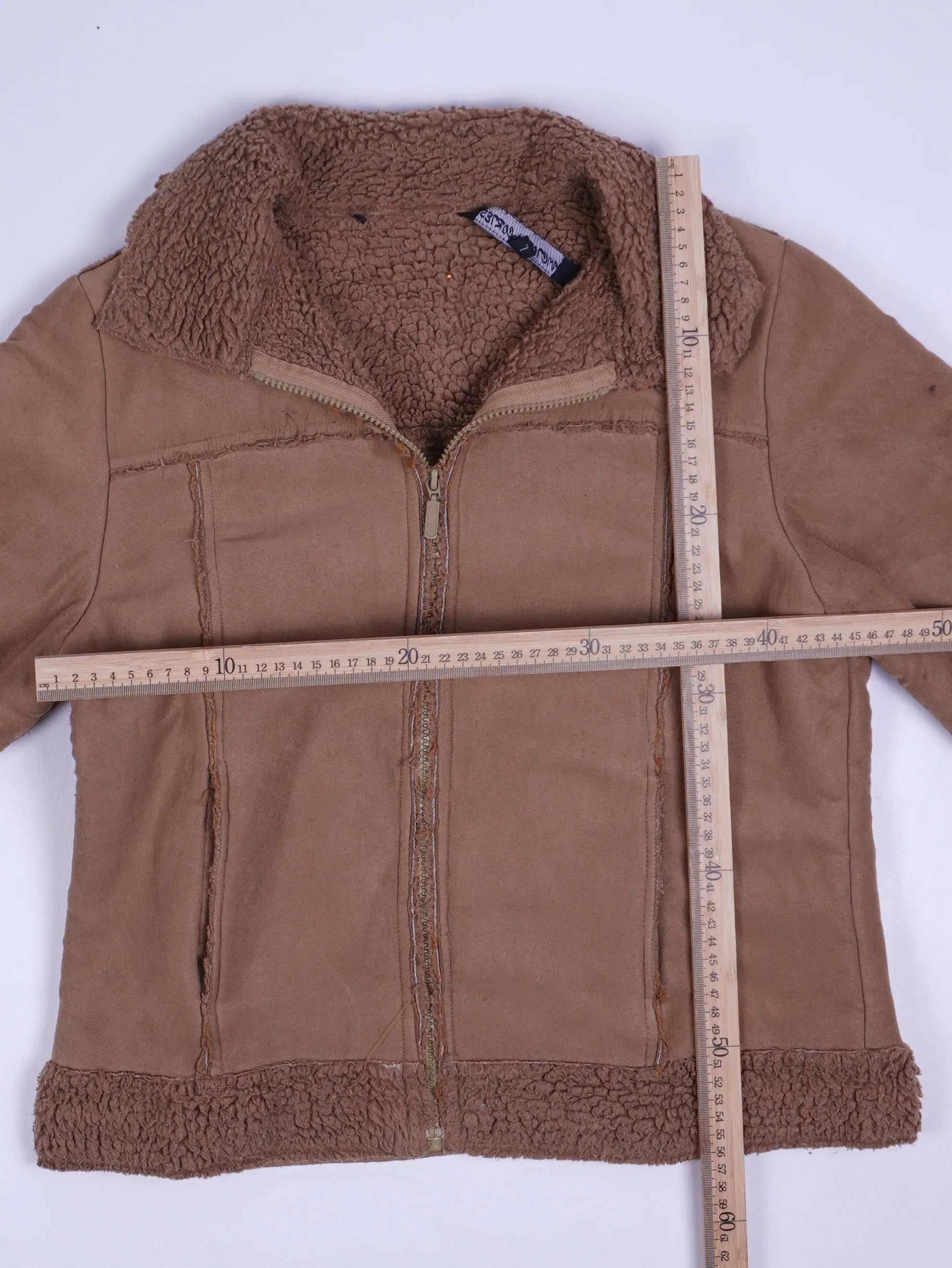 Vintage Felljacke Braun