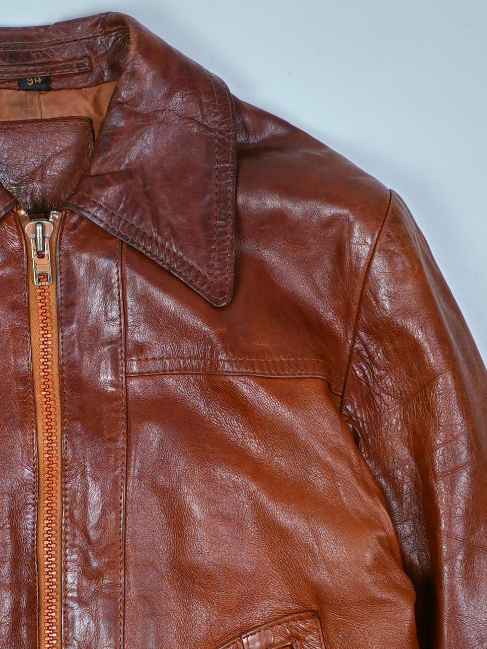 Vintage Lederjacke (M)