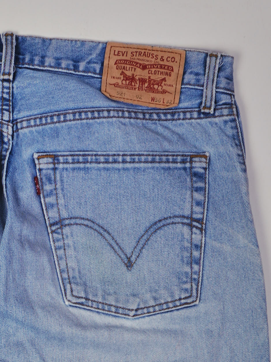 Levis 521 Straight Leg Jeans (W34)
