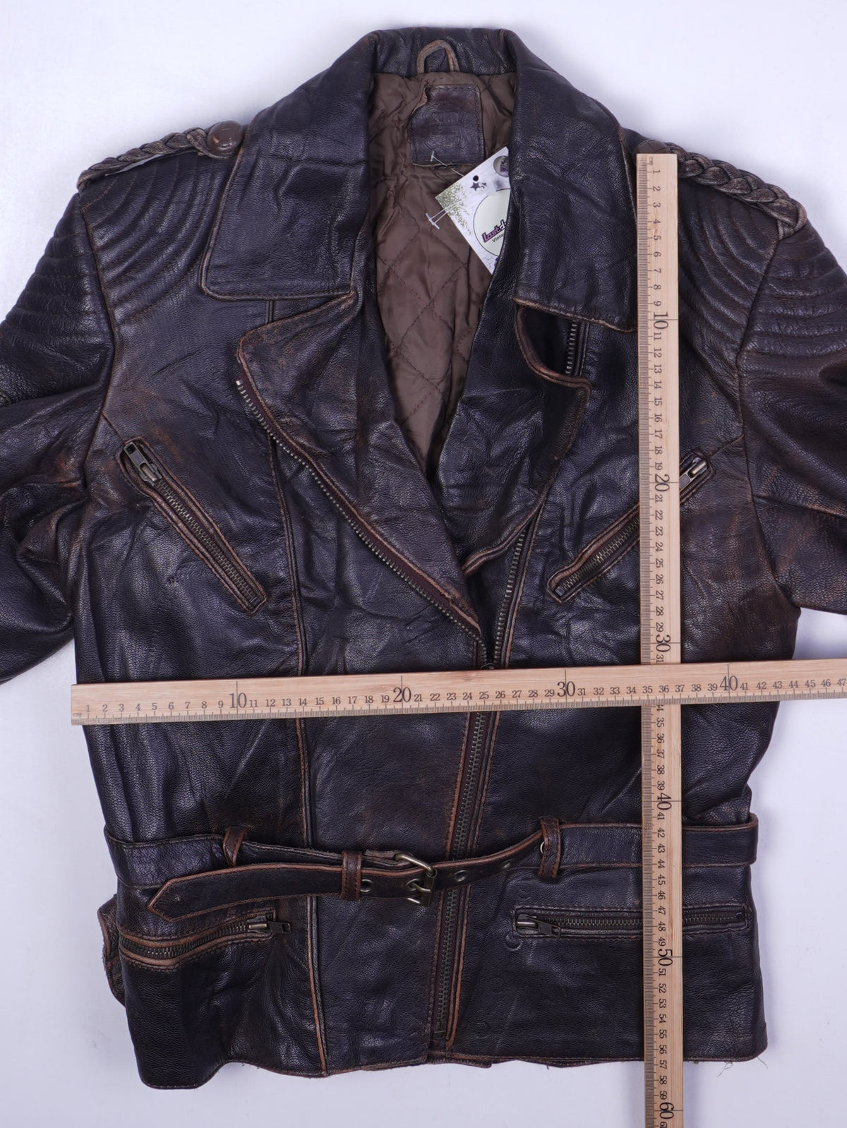 Vintage Lederjacke (XS)