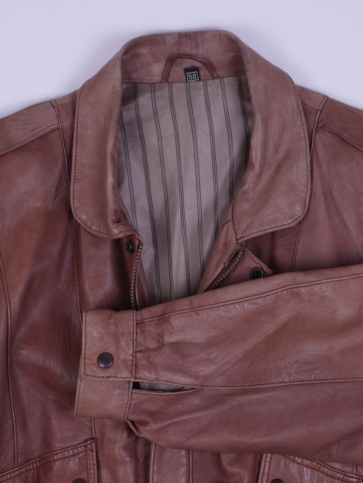 Vintage Lederjacke (L)