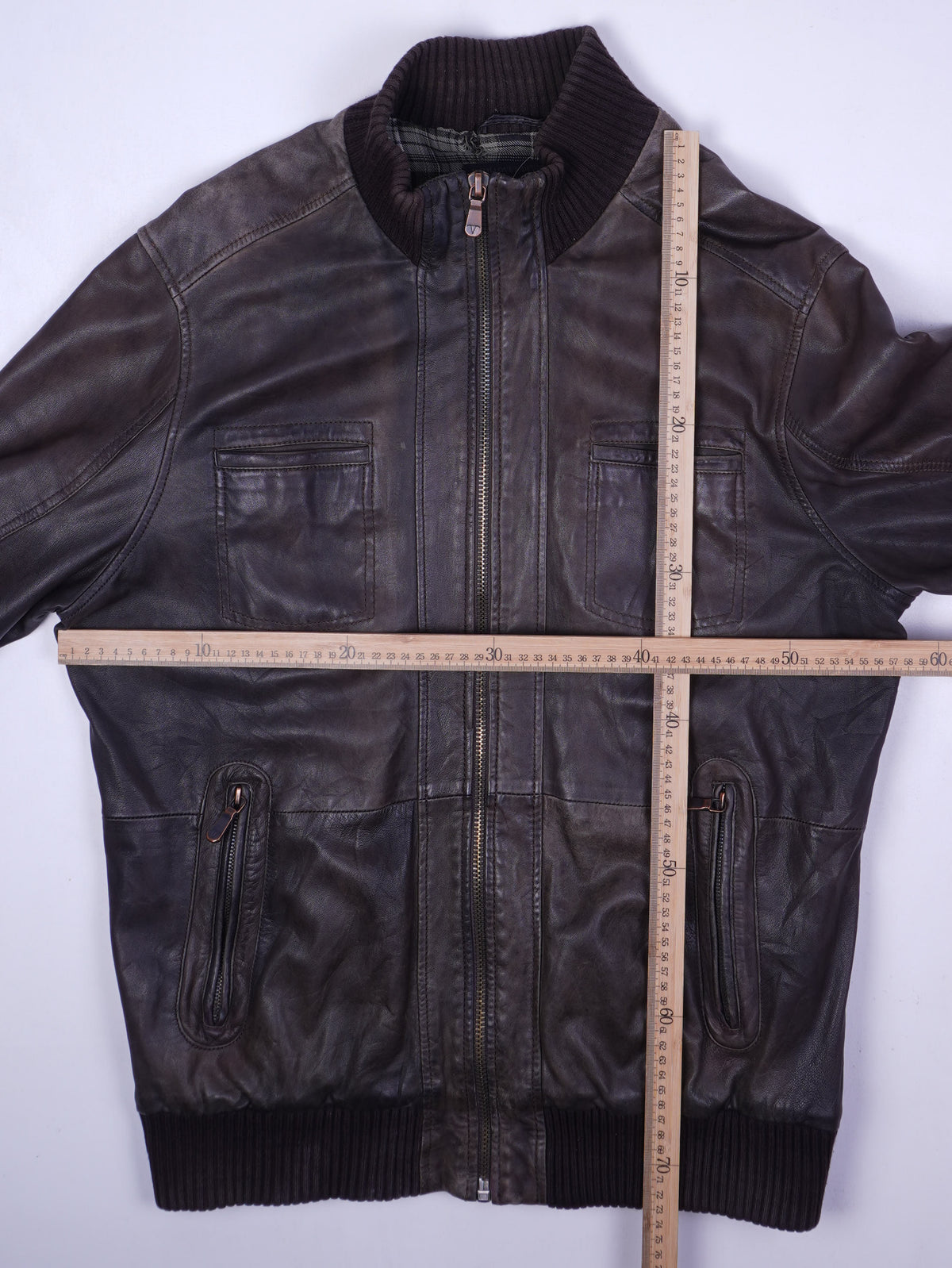 Vintage Lederjacke (L)