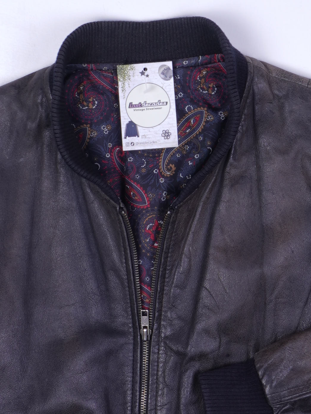 Vintage Lederjacke (M)
