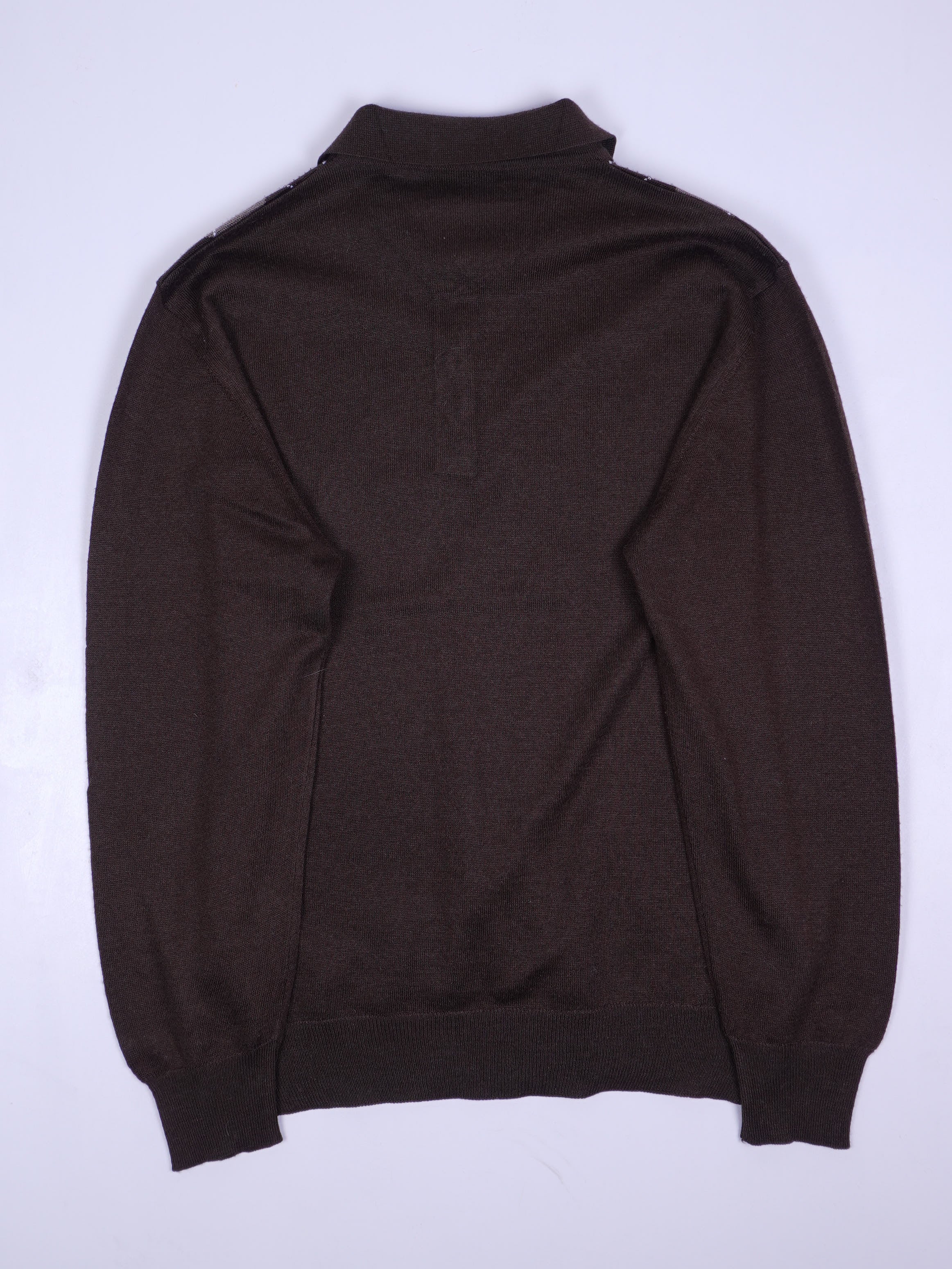 Vintage Half Button Sweater (L)