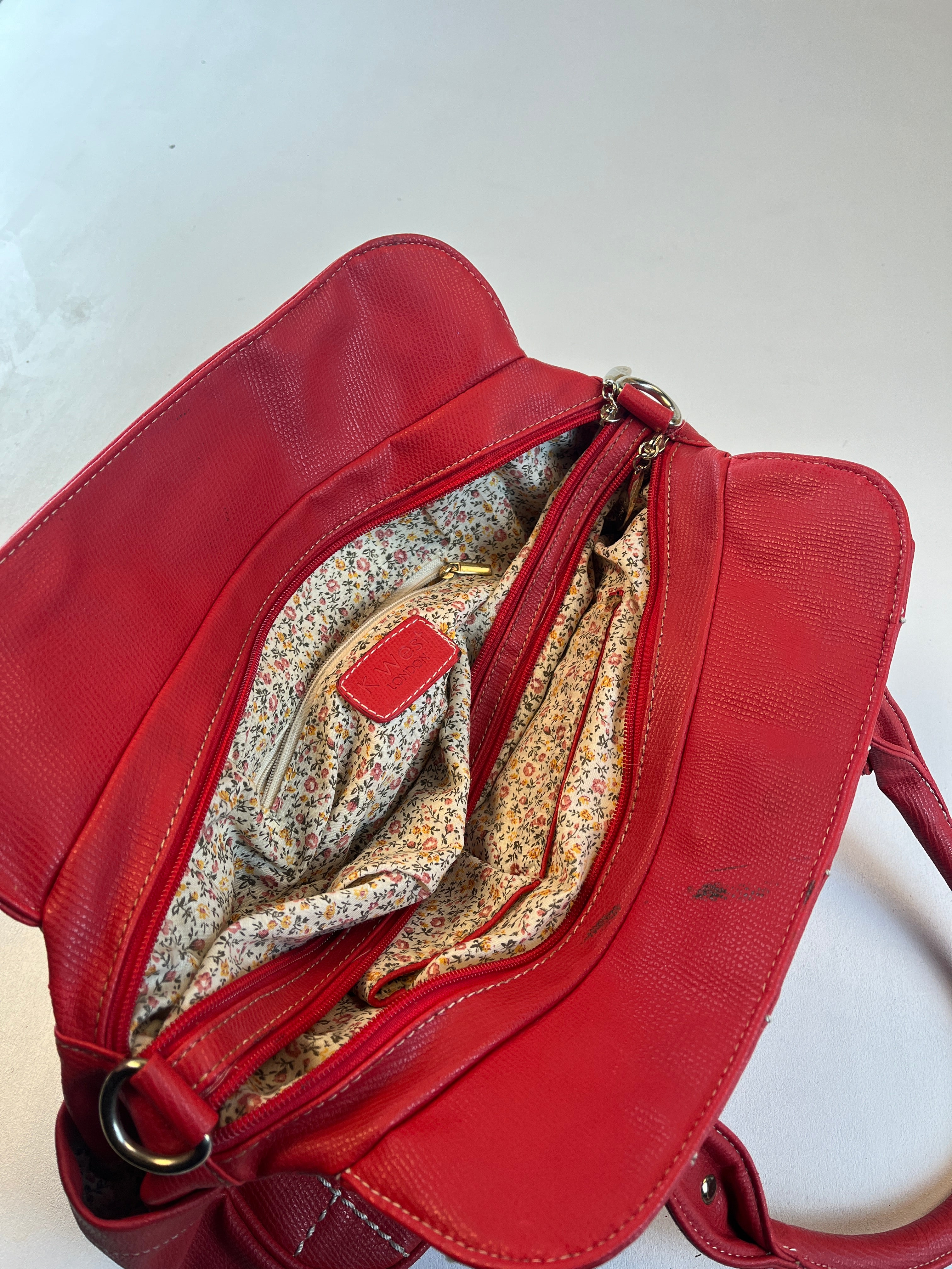 Vintage Tasche Rot