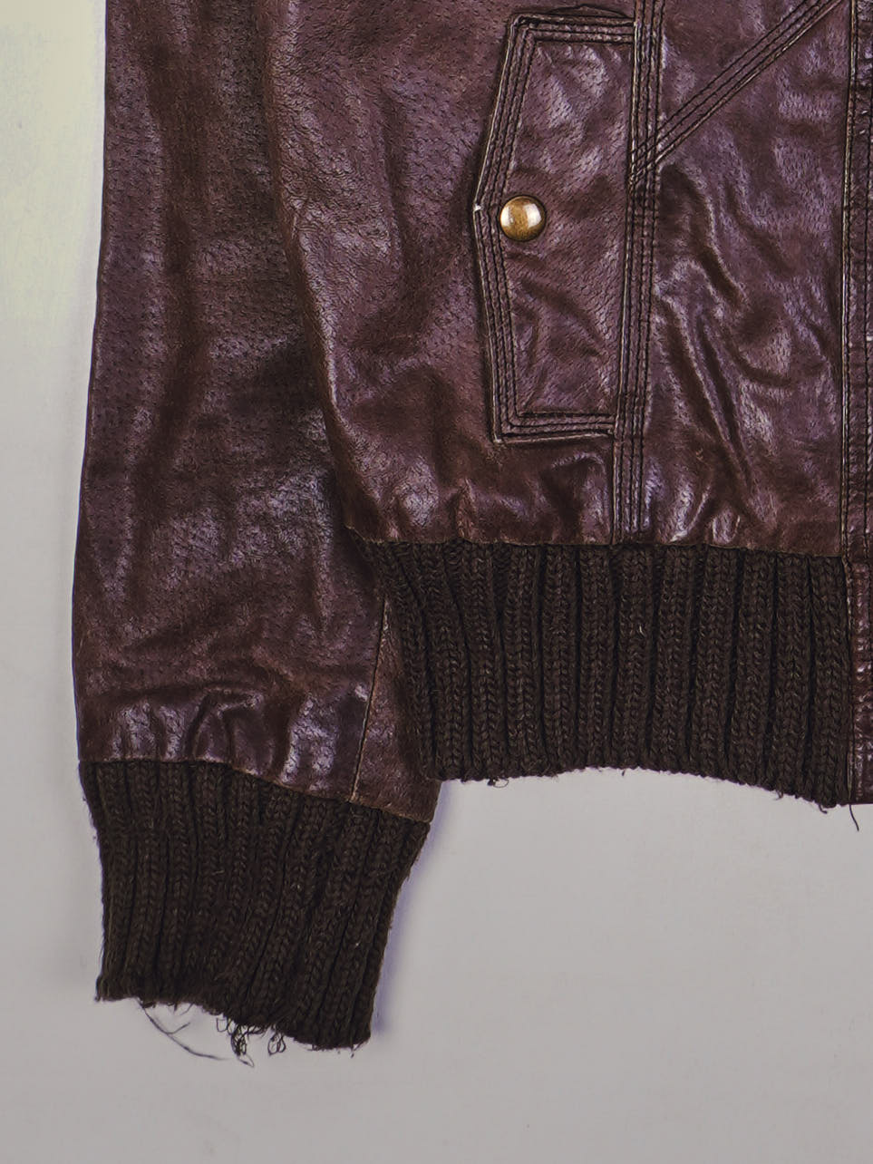 Vintage Lederjacke (S)