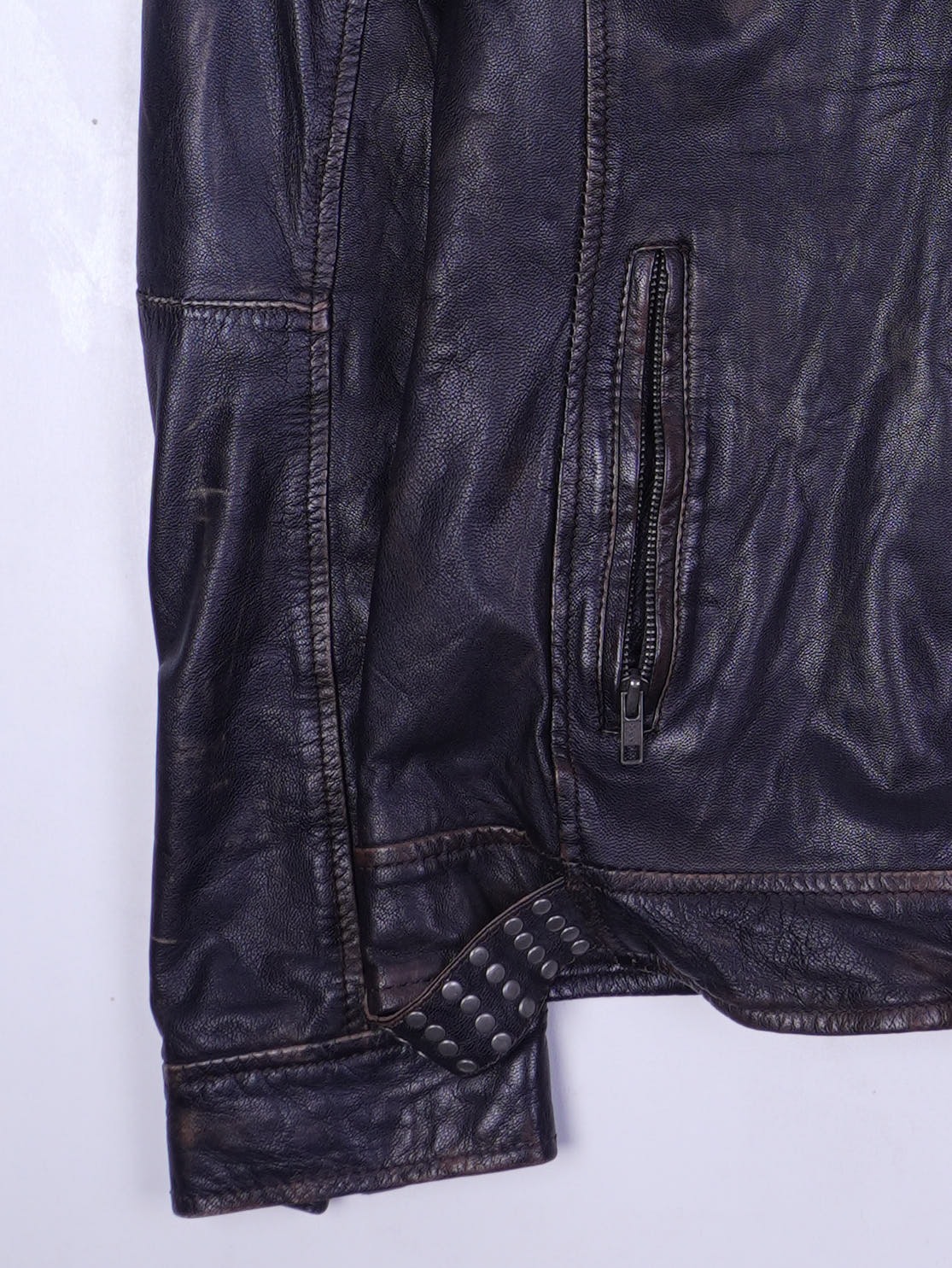 Vintage Lederjacke (M)
