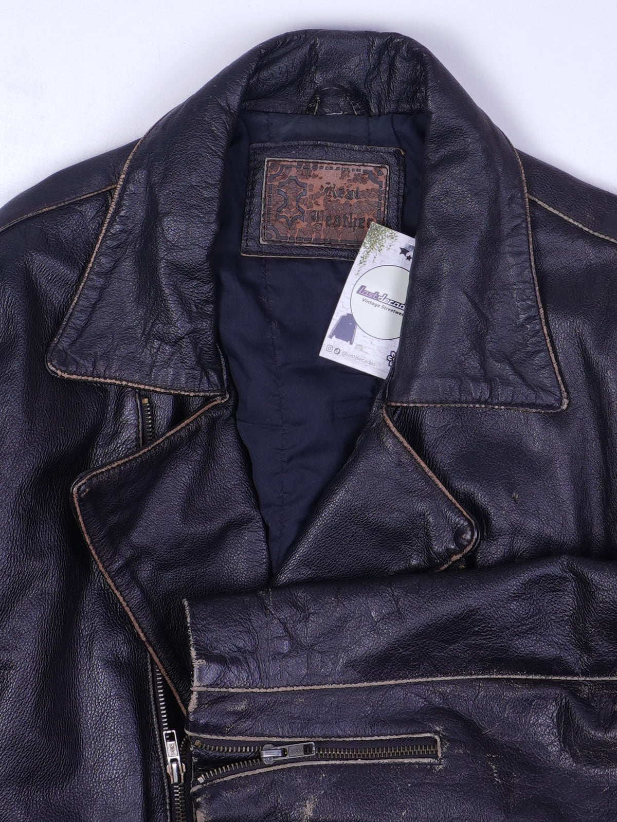 Vintage Lederjacke (L)