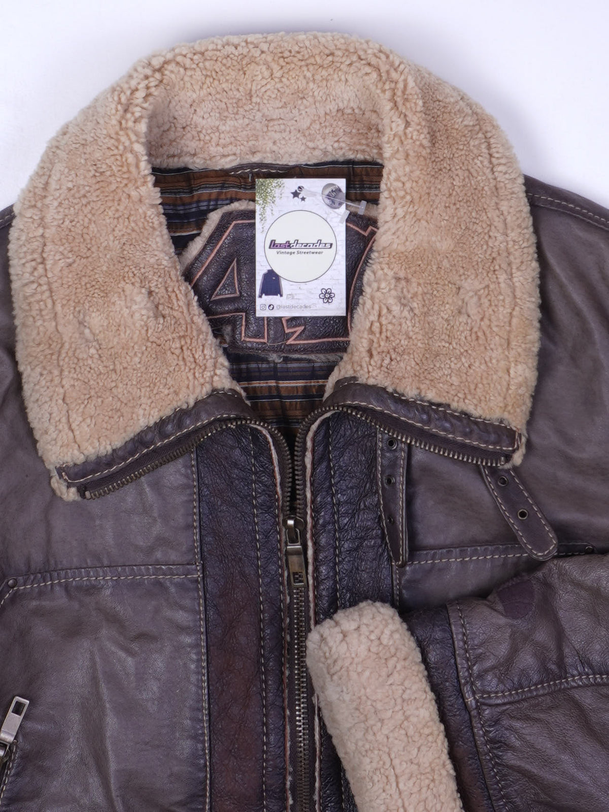 Vintage Lederjacke (L)
