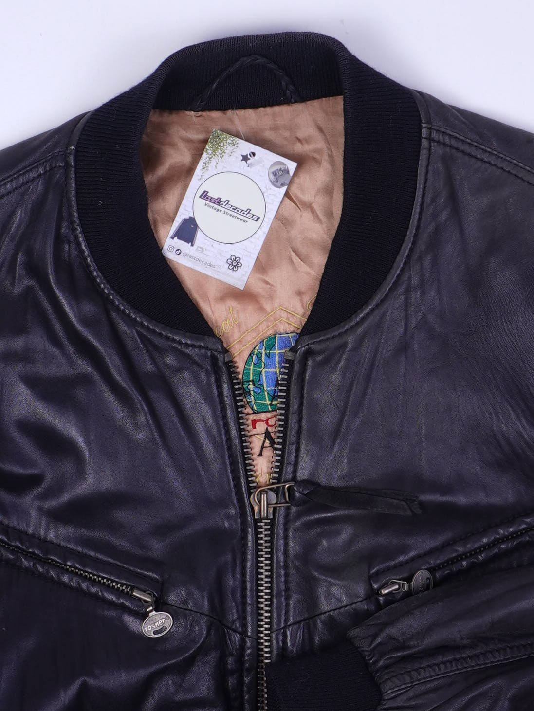Vintage Lederjacke (XL)