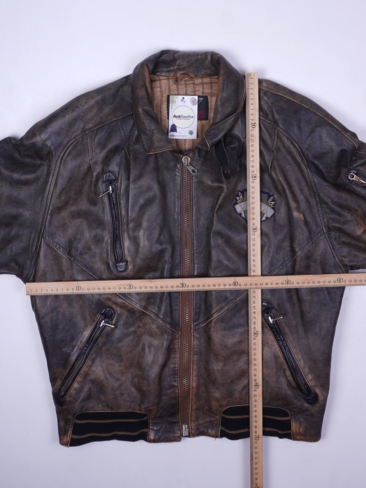 Vintage Lederjacke (M)