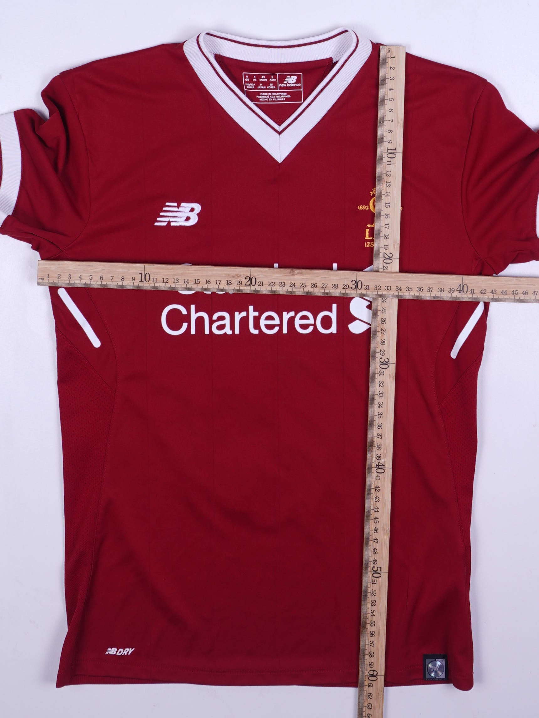 New Balance Liverpool Gerrard 8 2017/18 Heim Trikot (S)