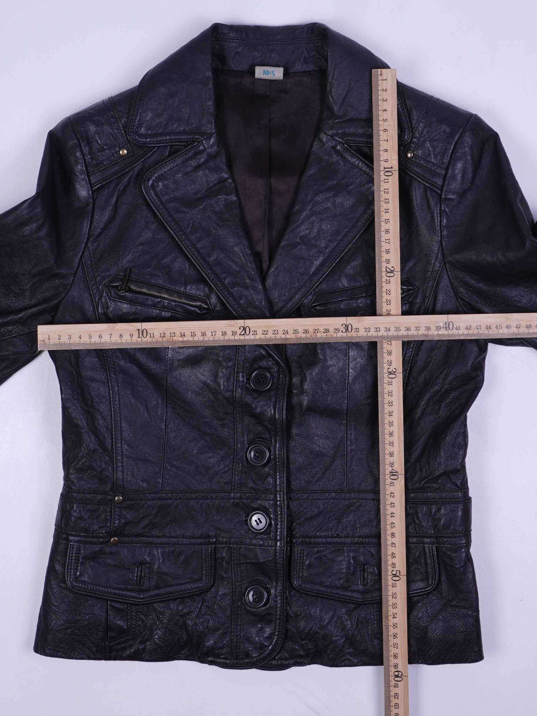 Vintage Lederjacke (M)